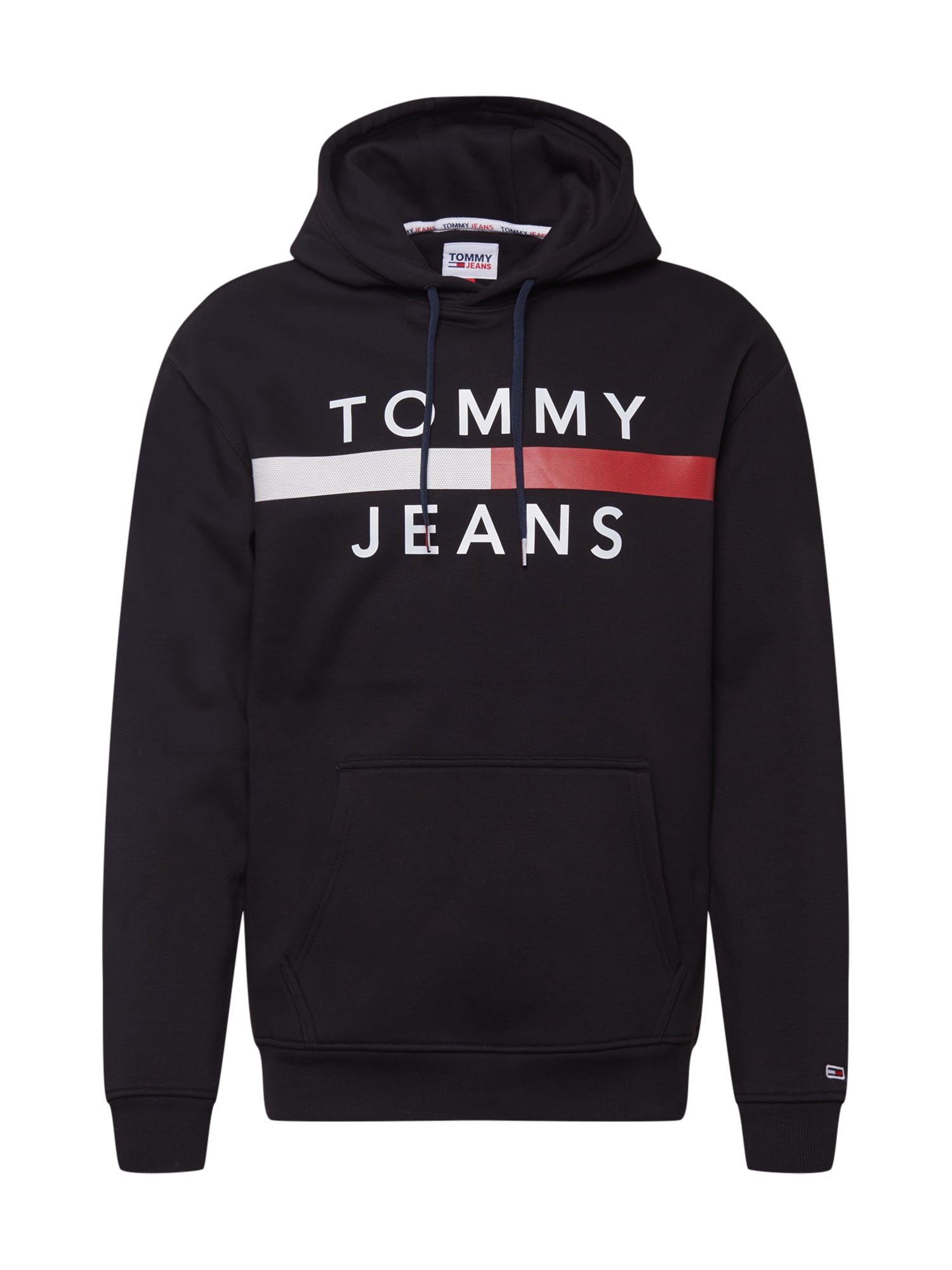 Tommy Jeans Tréning póló  fekete / fehér / piros / kék