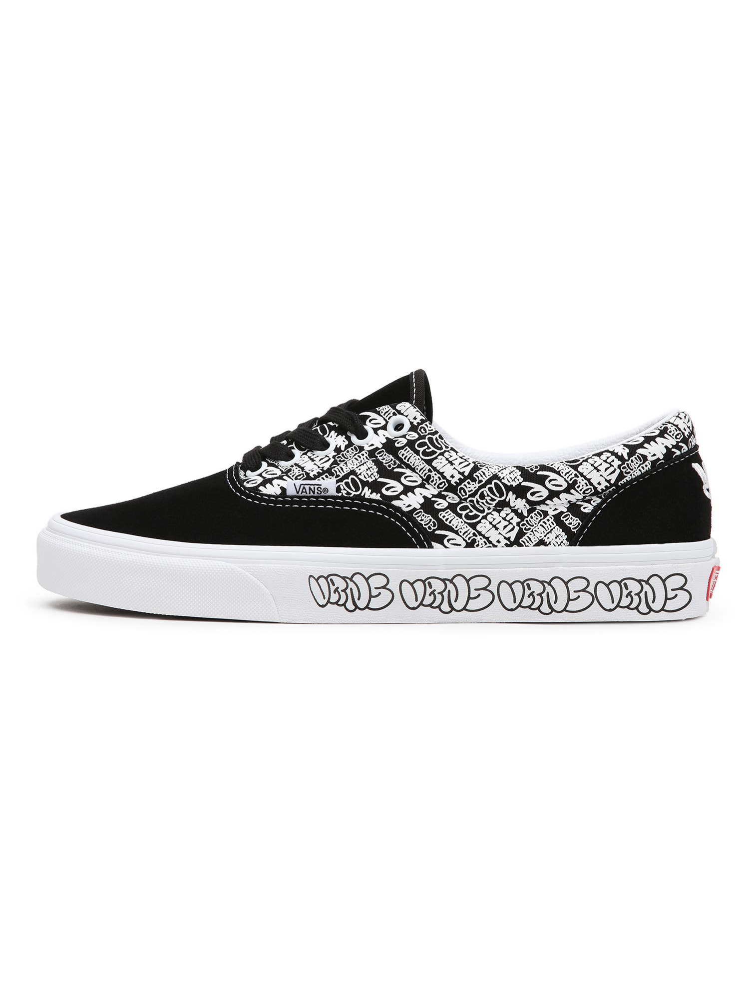 VANS Rövid szárú edzőcipők  fekete / fehér