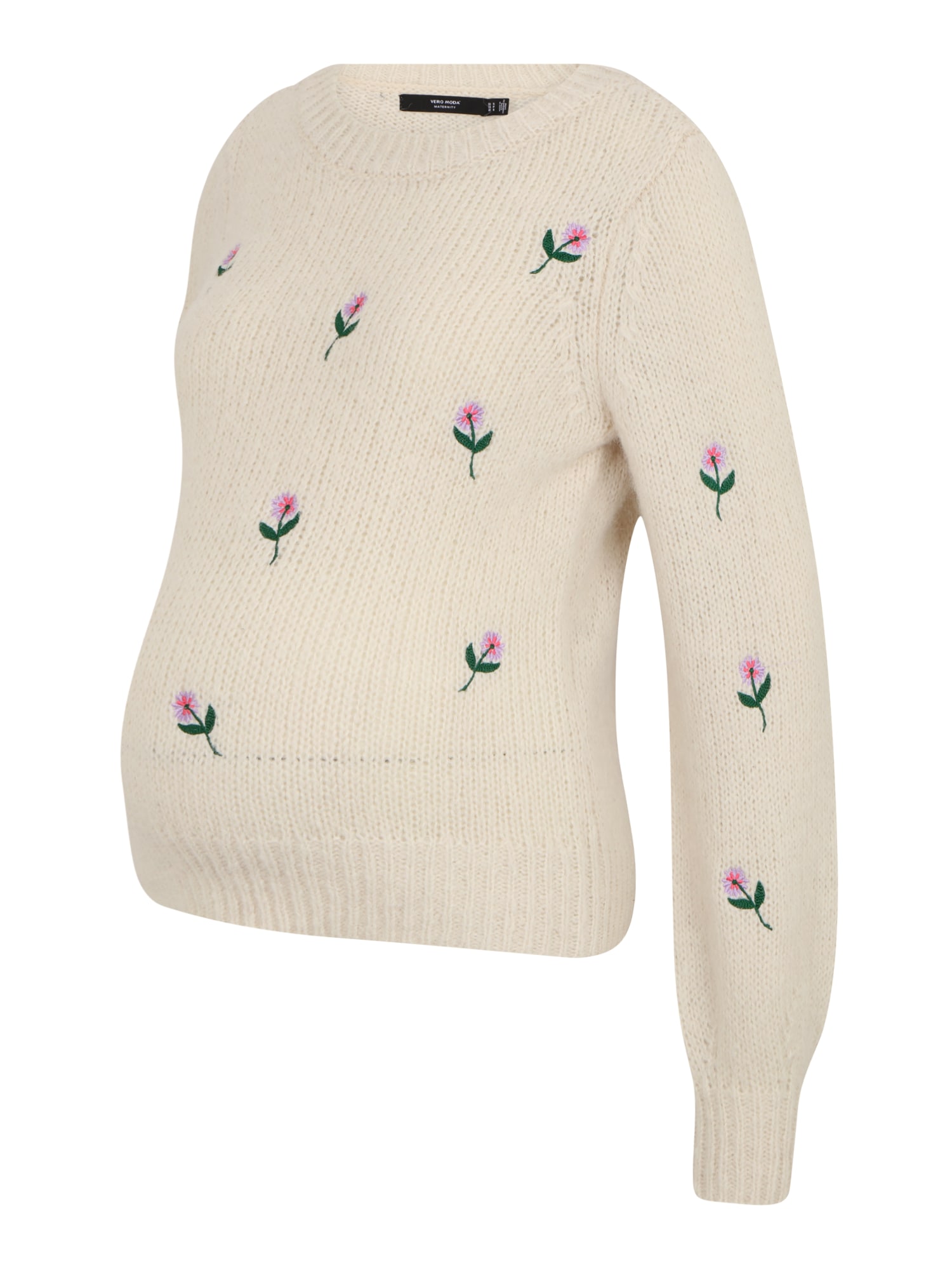Vero Moda Maternity Pulóver 'Wine'  szürke / lila / rózsaszín / zöld