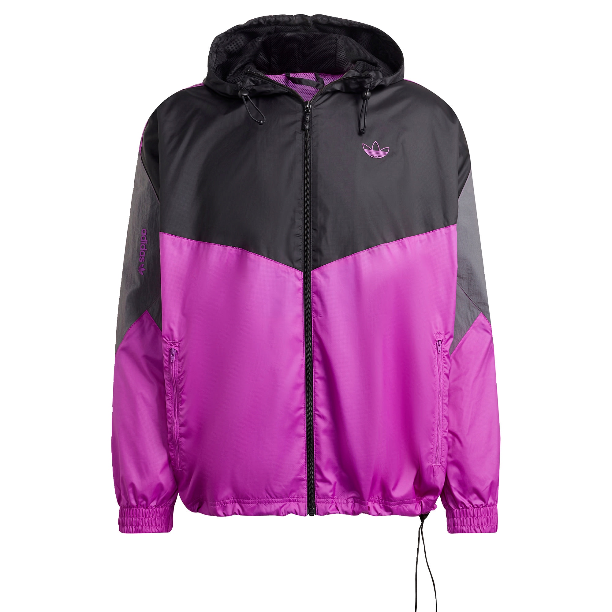 ADIDAS ORIGINALS Átmeneti dzseki  fekete / sötétlila