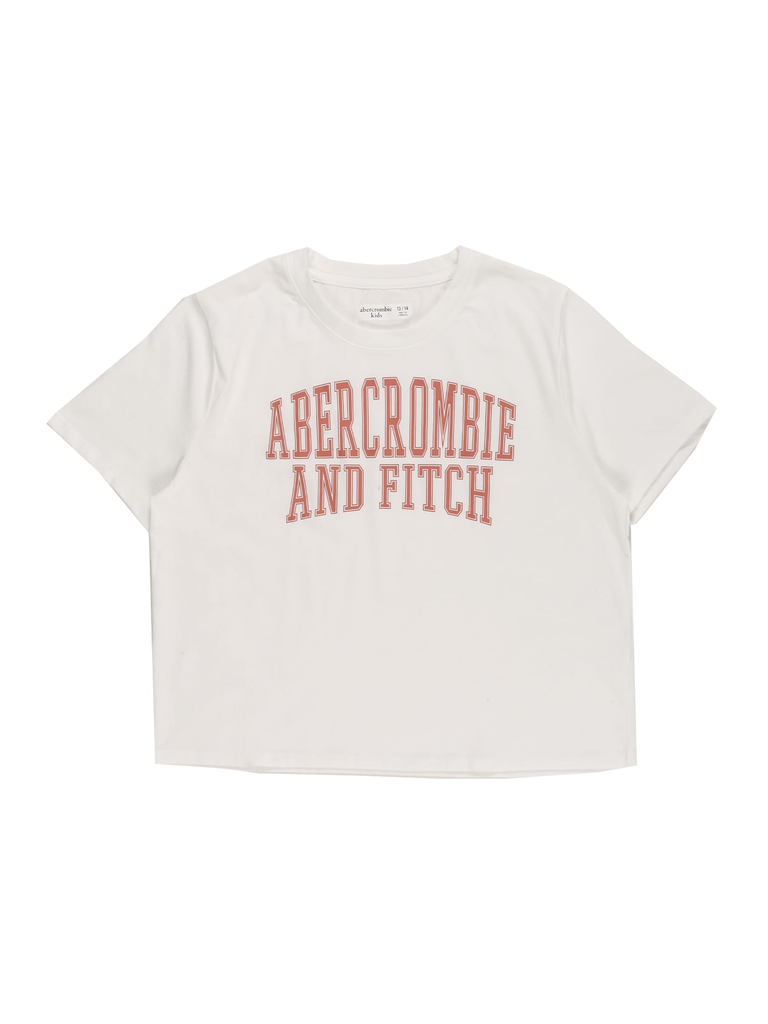 Abercrombie & Fitch Póló 'READY FOR PLAY SPORTY'  fehér / piros