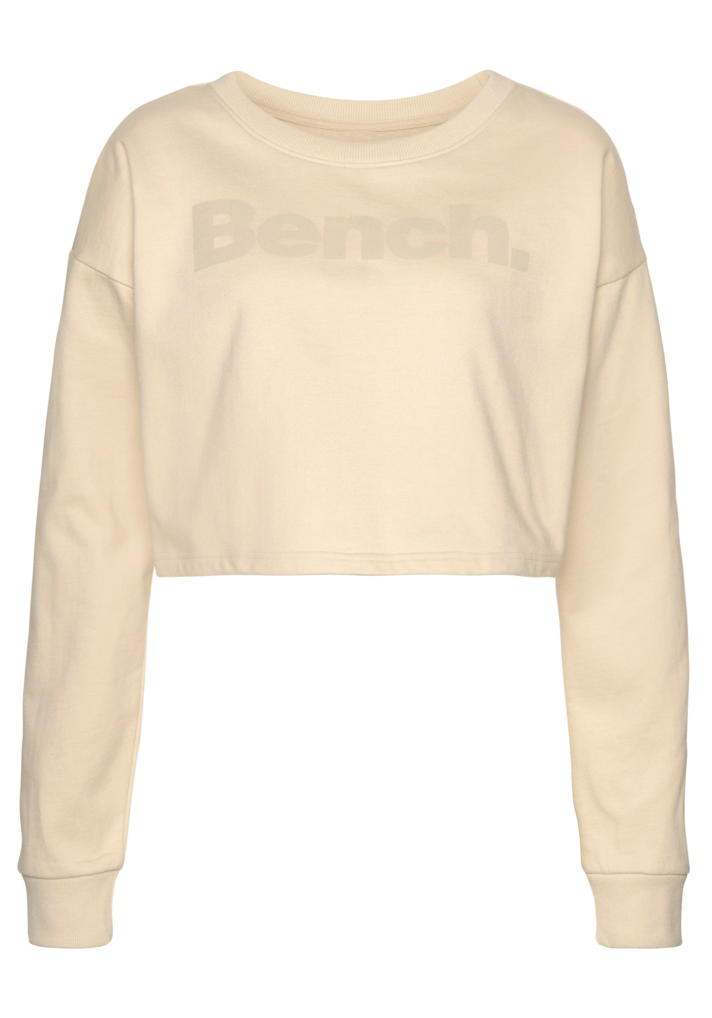 BENCH Tréning póló  krém / szürke