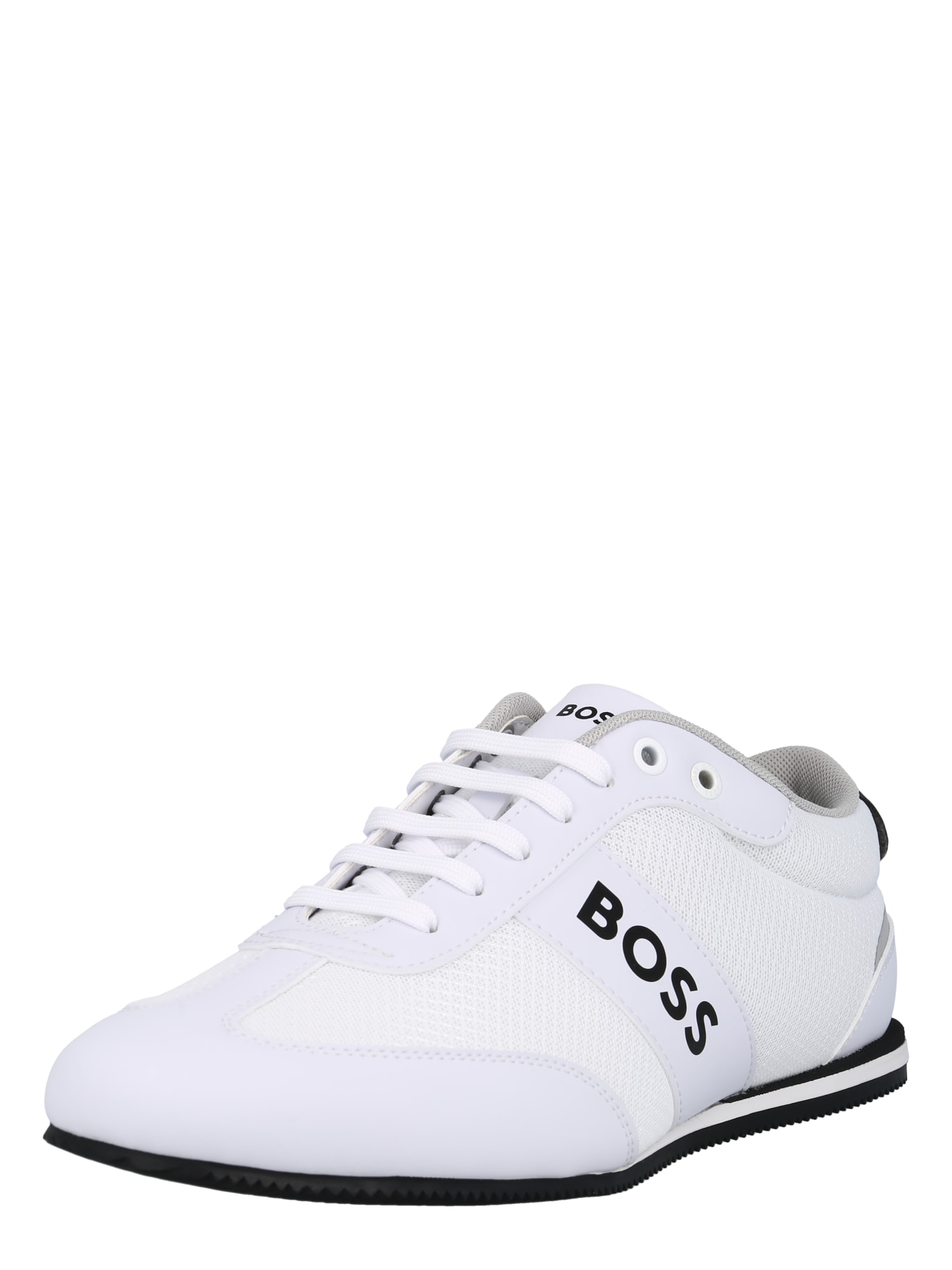 BOSS Black Rövid szárú edzőcipők  fehér / fekete