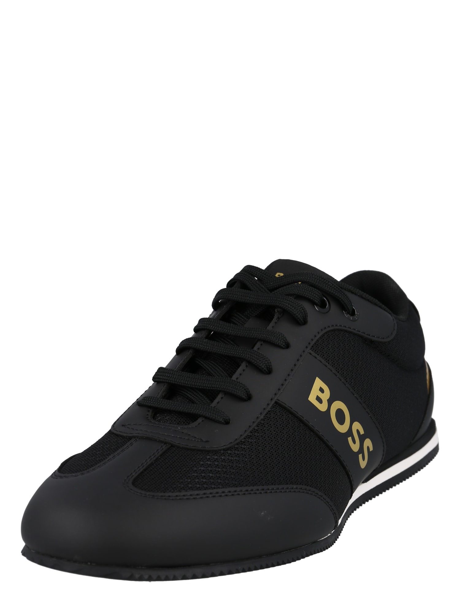 BOSS Black Rövid szárú edzőcipők  fekete / arany