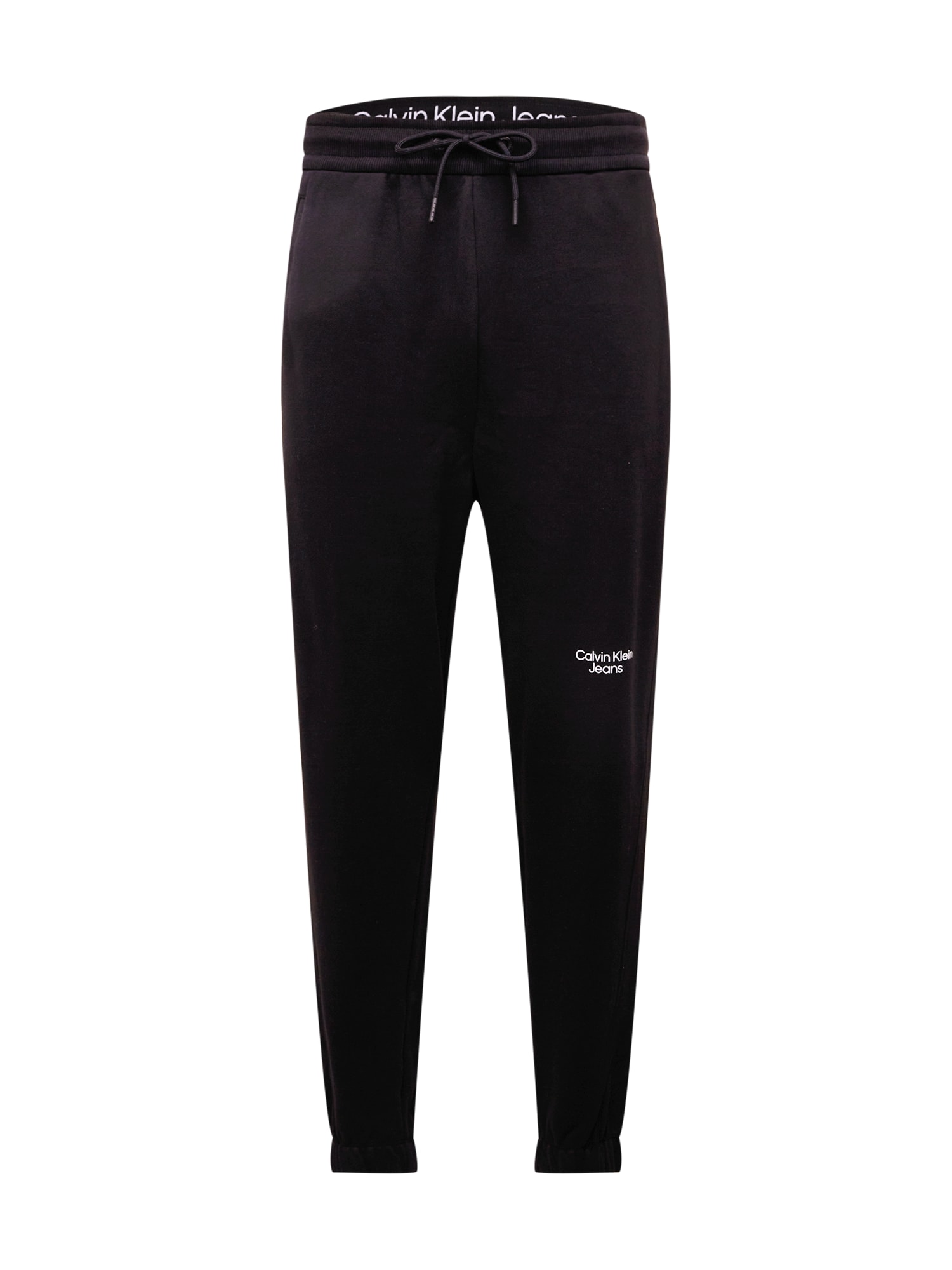 Calvin Klein Jeans Nadrág  fekete / fehér