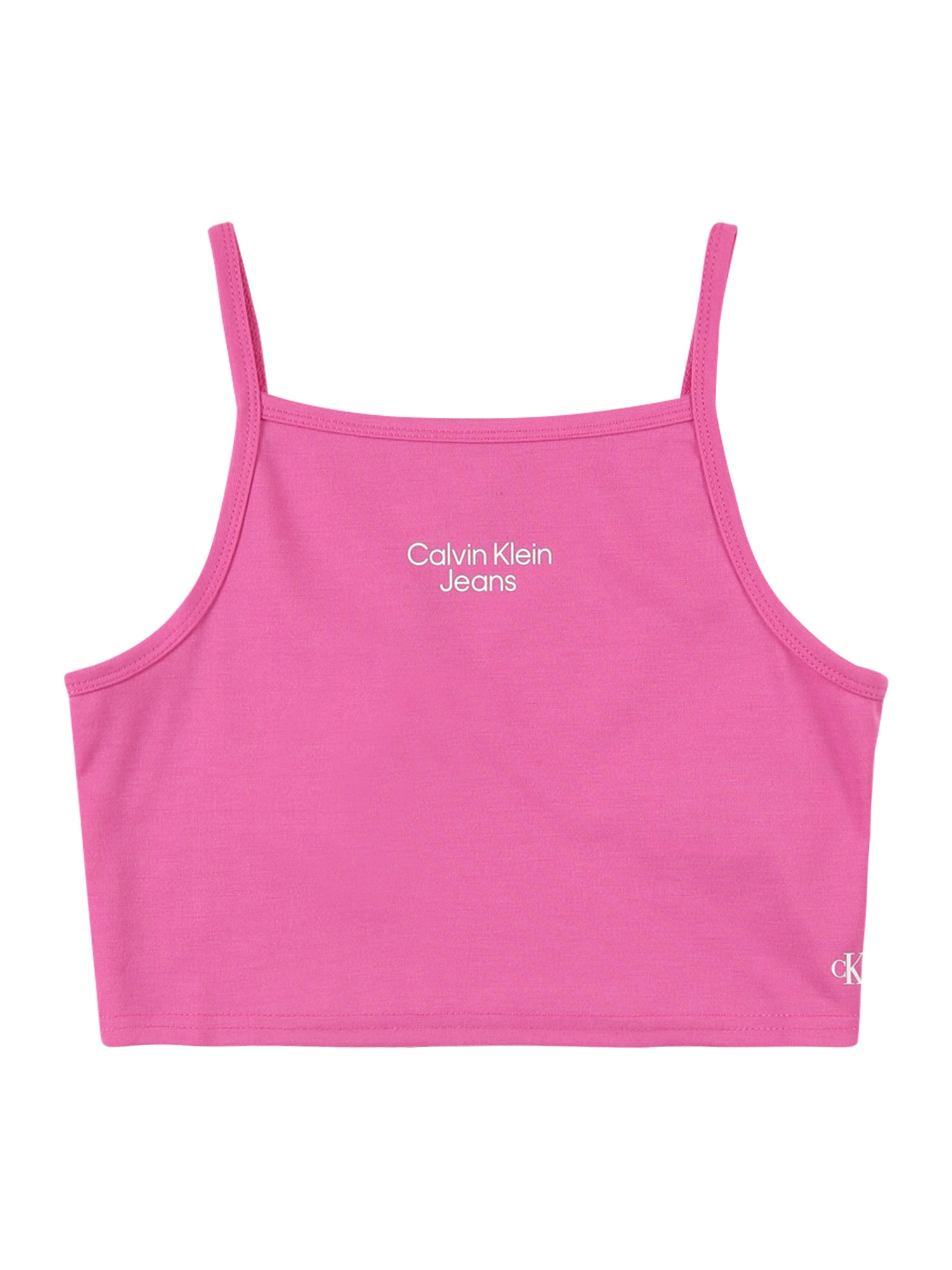 Calvin Klein Jeans Top  fehér / világos-rózsaszín