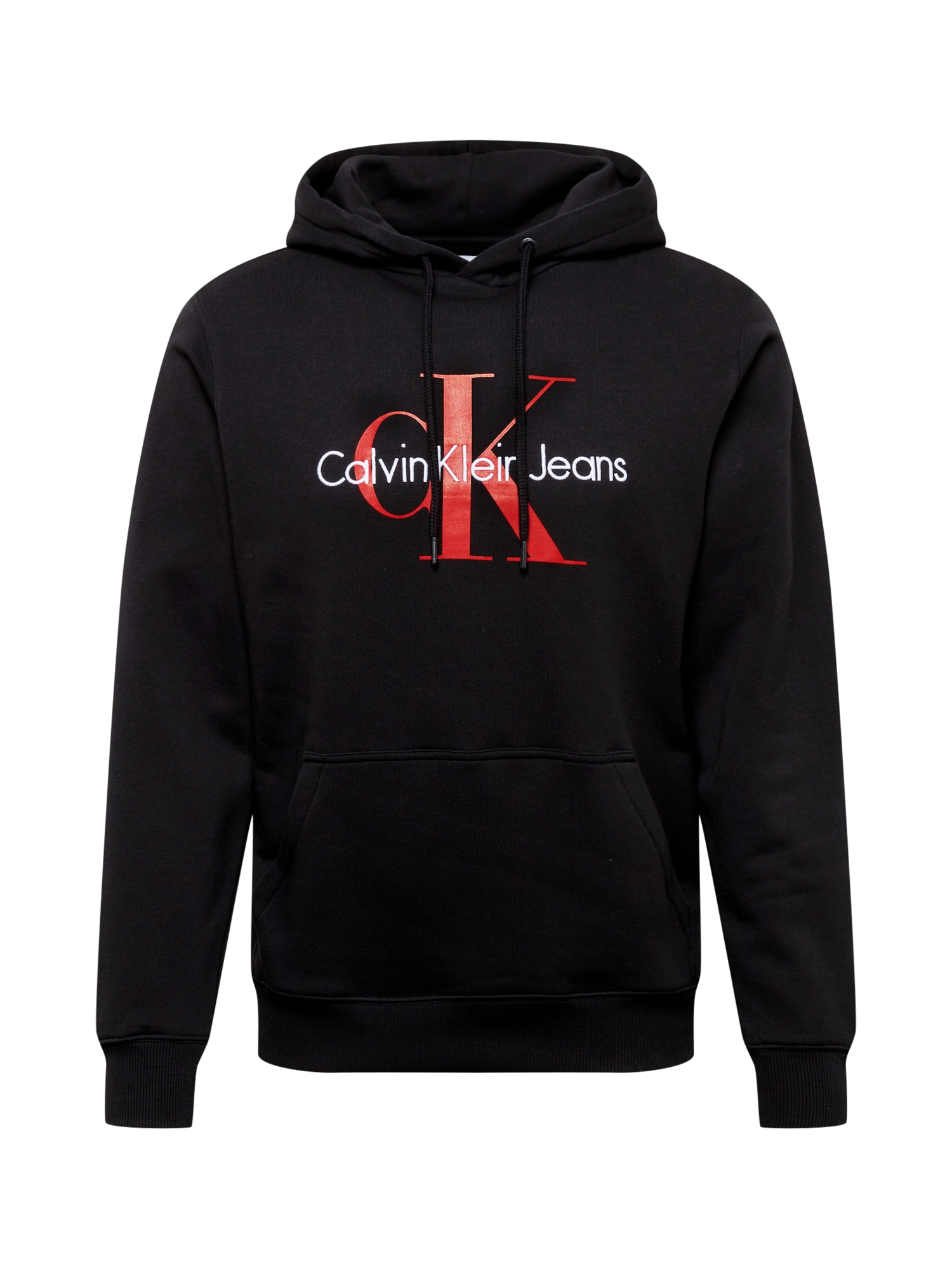 Calvin Klein Jeans Tréning póló  fekete / fehér / piros