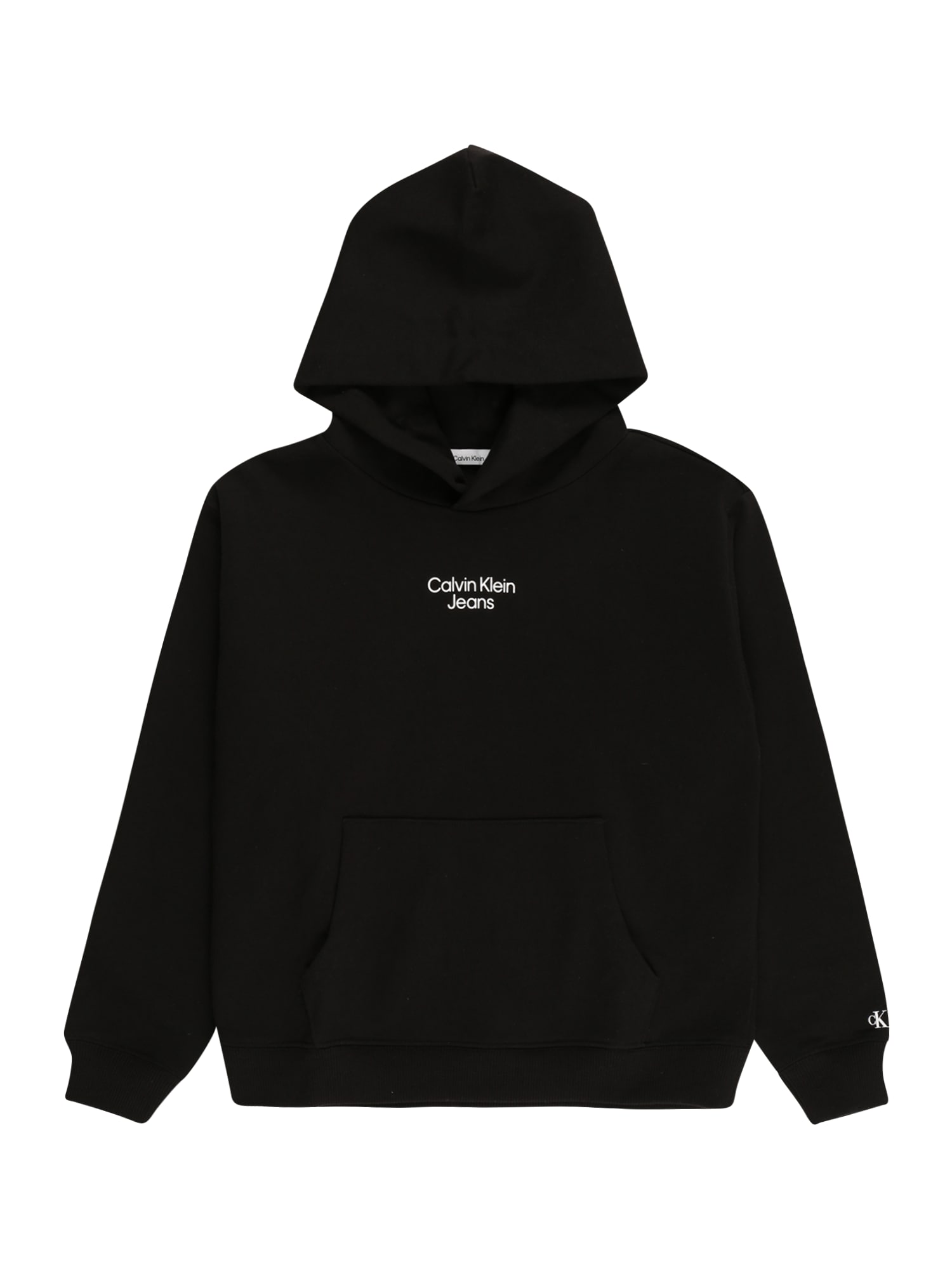Calvin Klein Jeans Tréning póló  fekete / fehér
