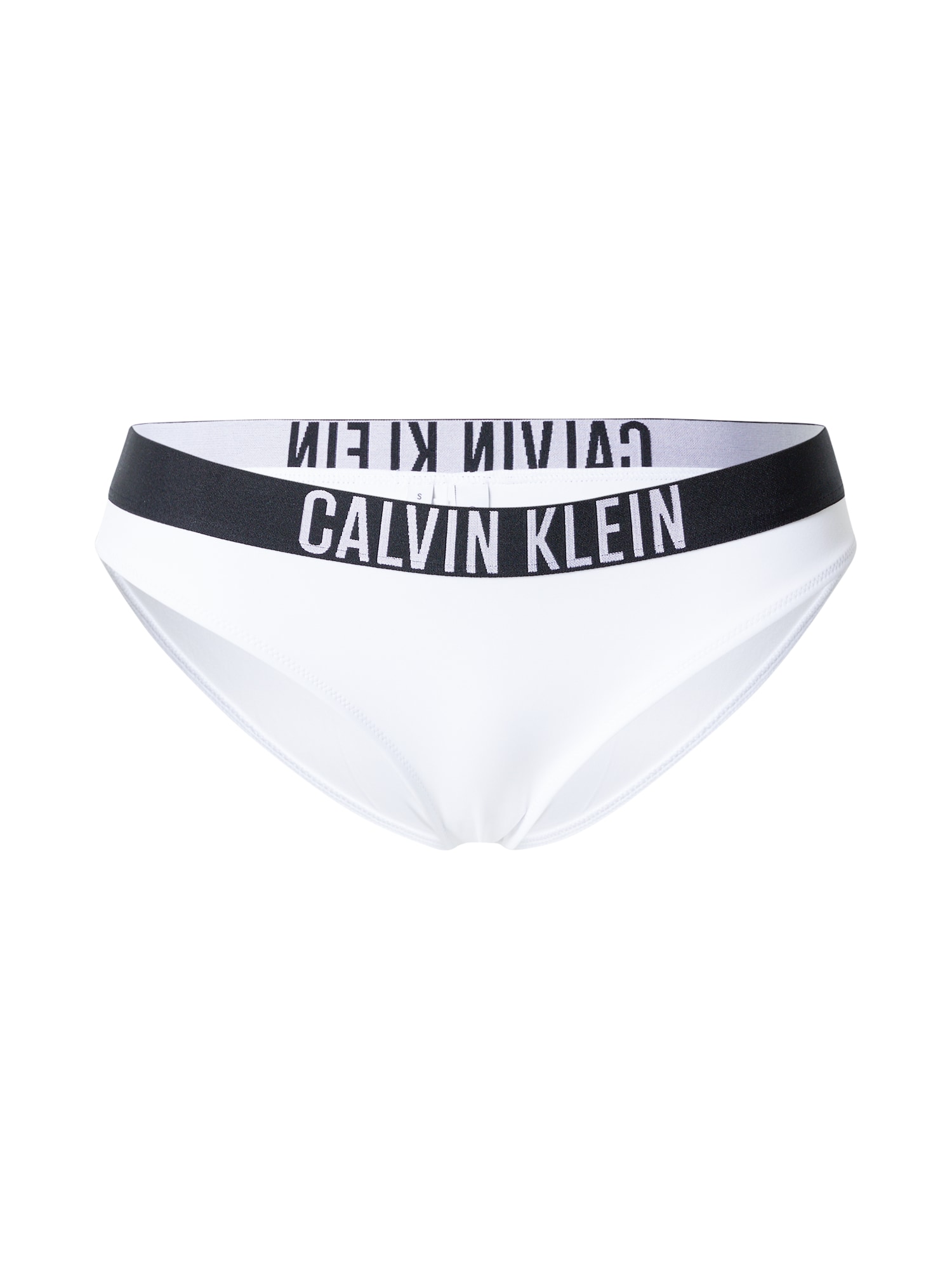 Calvin Klein Swimwear Bikini nadrágok  fehér / fekete