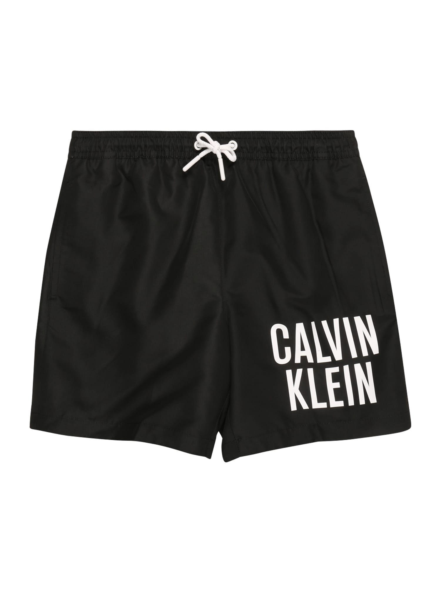 Calvin Klein Swimwear Rövid fürdőnadrágok  fekete / fehér