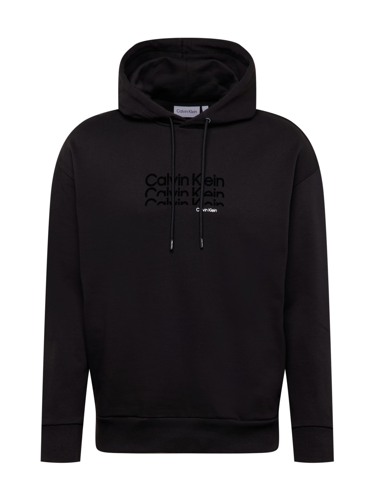 Calvin Klein Tréning póló  fekete / fehér