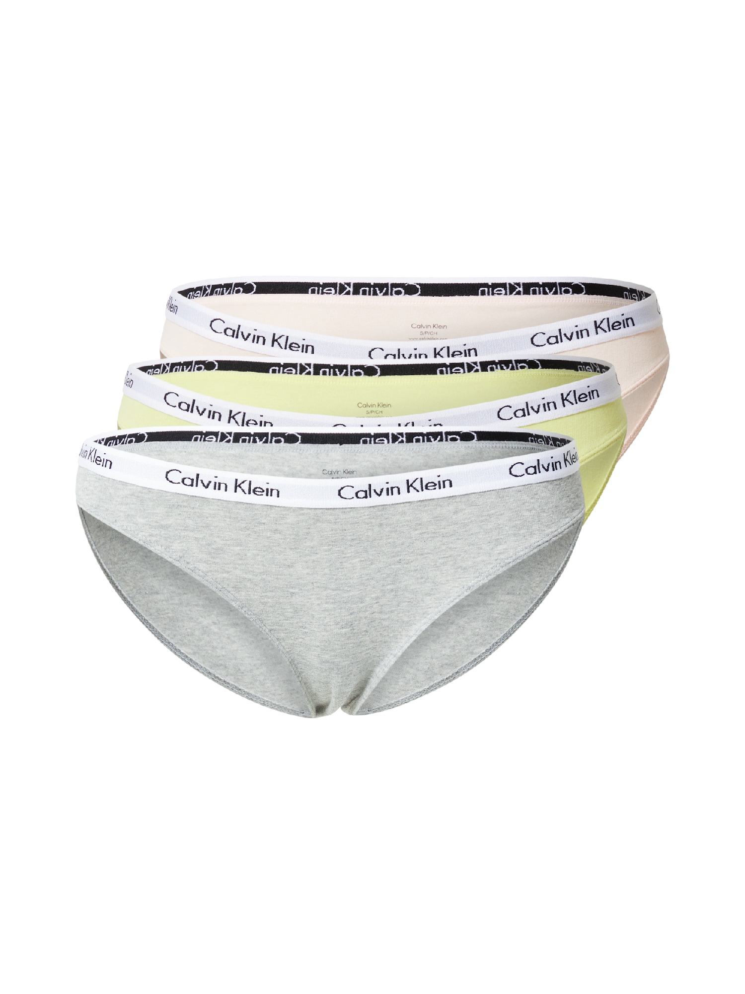 Calvin Klein Underwear Slip  szürke melír / fehér / világos sárga / bézs