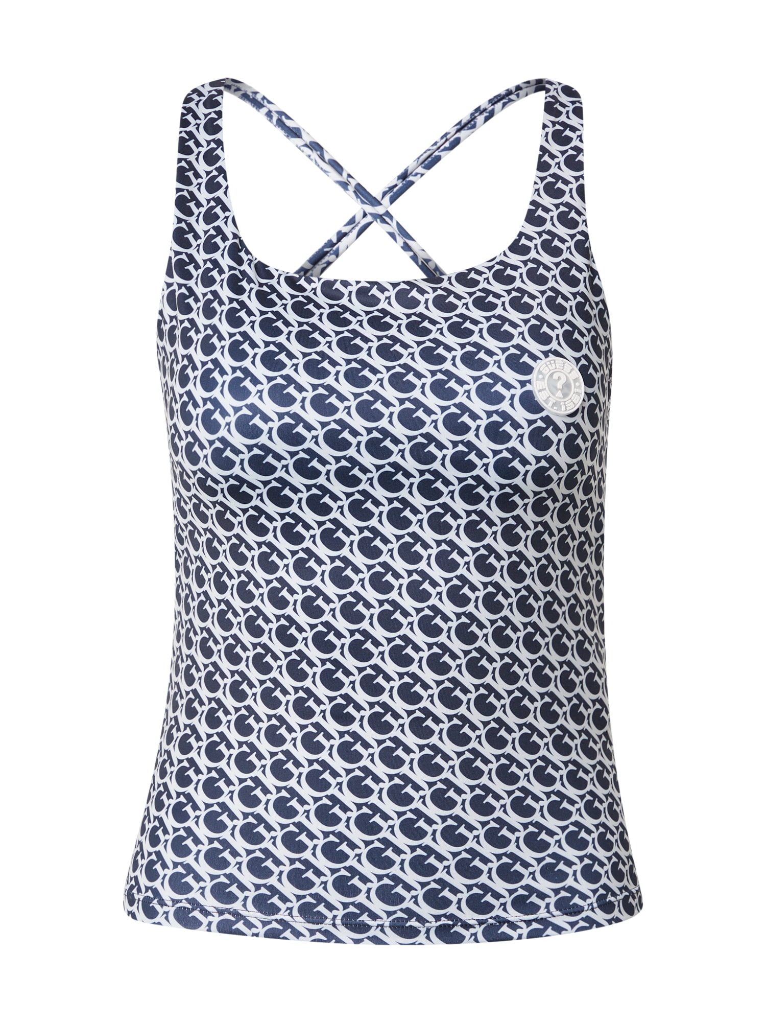 GUESS Sport top 'CAITLIN'  kék / fehér