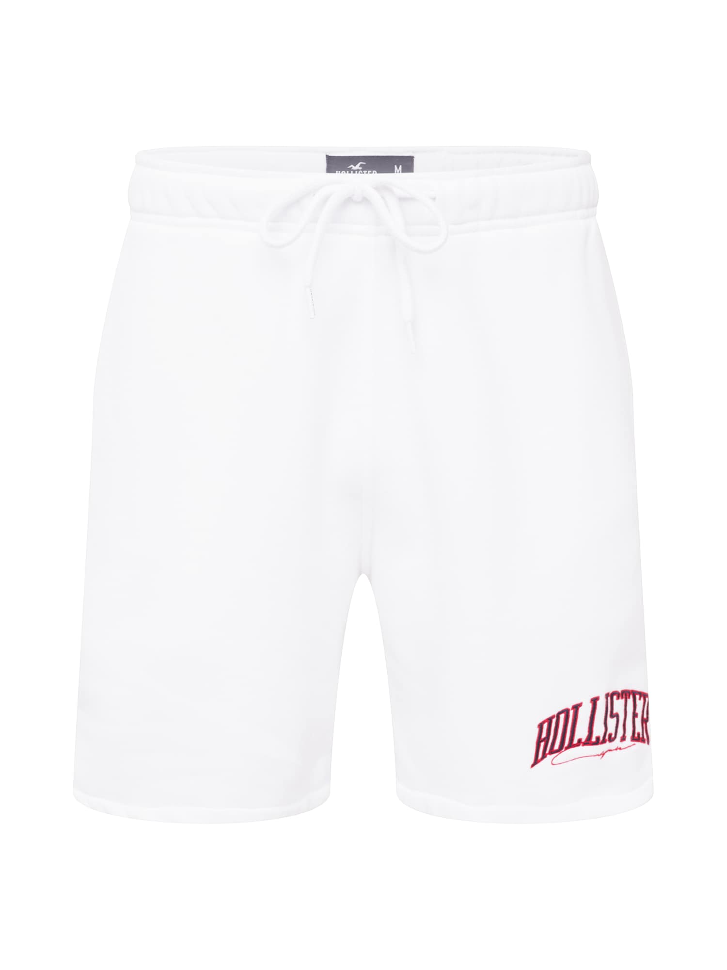 HOLLISTER Nadrág  fehér / piros / fekete
