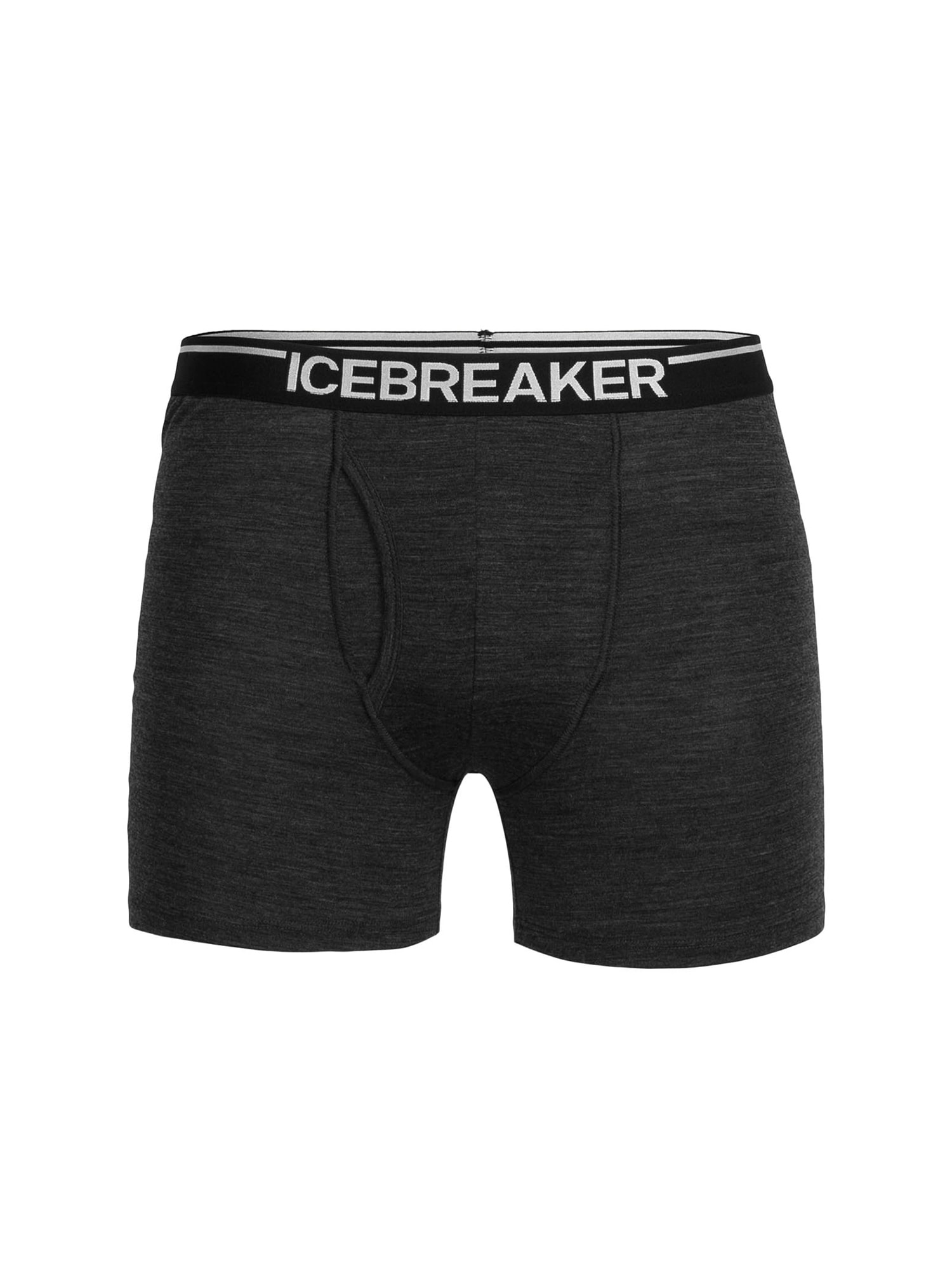 ICEBREAKER Boxeralsók 'Anatomica'  fekete / sötétszürke / fehér