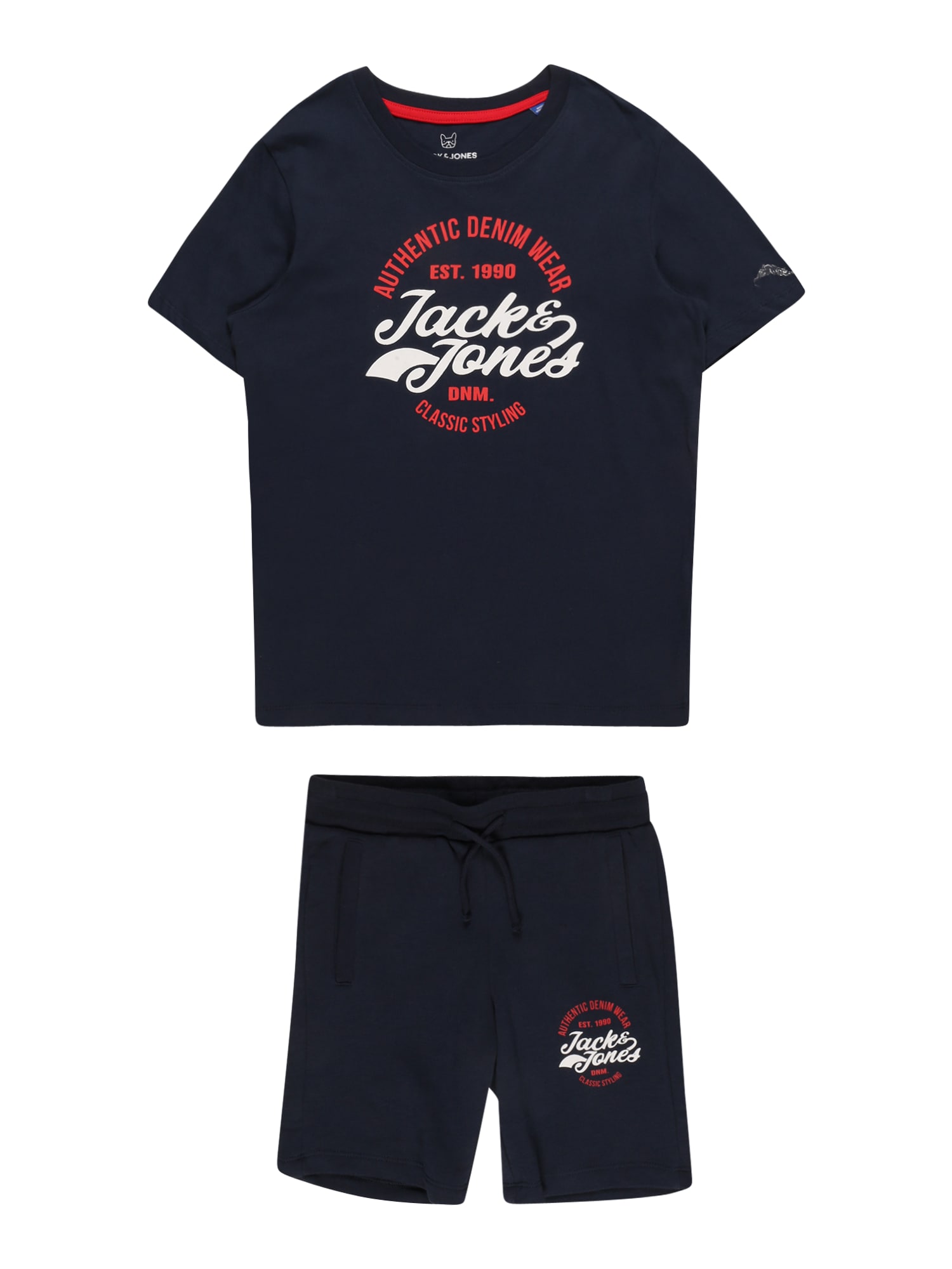 Jack & Jones Junior Jogging ruhák 'BRAT'  éjkék / piros / fehér