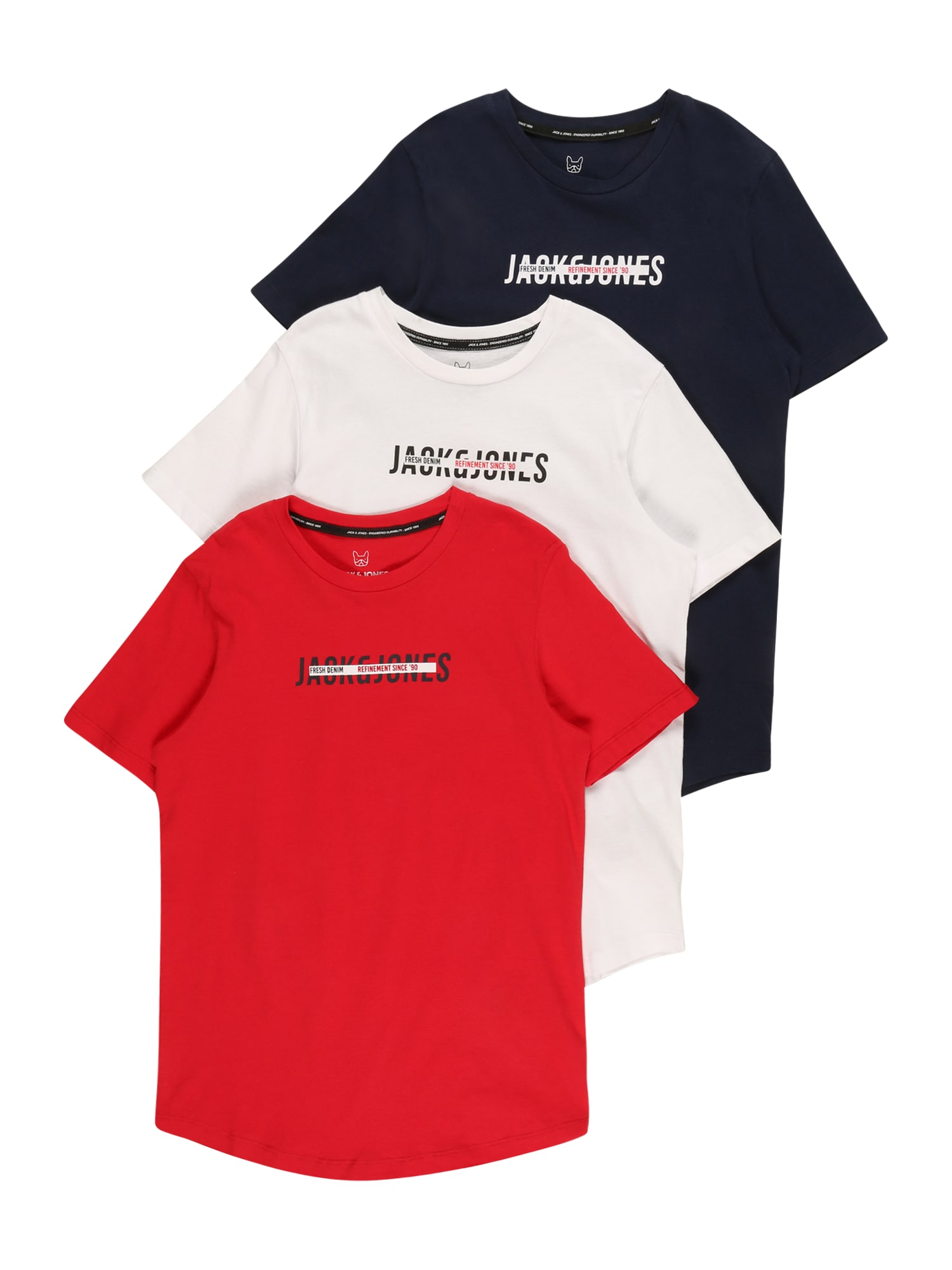 Jack & Jones Junior Póló  tengerészkék / fehér / piros / fekete