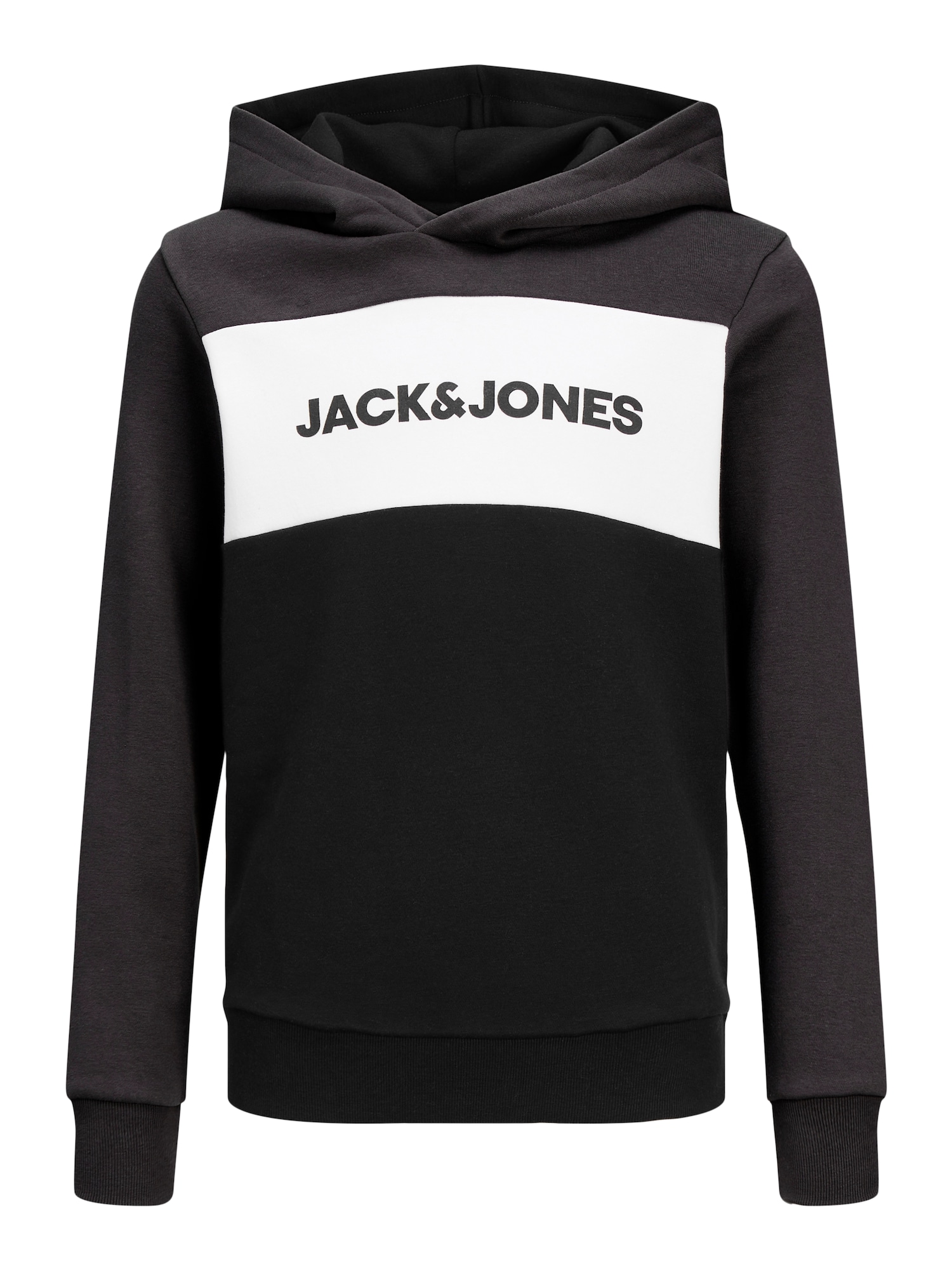 Jack & Jones Junior Tréning póló  fekete / fehér / sötétszürke