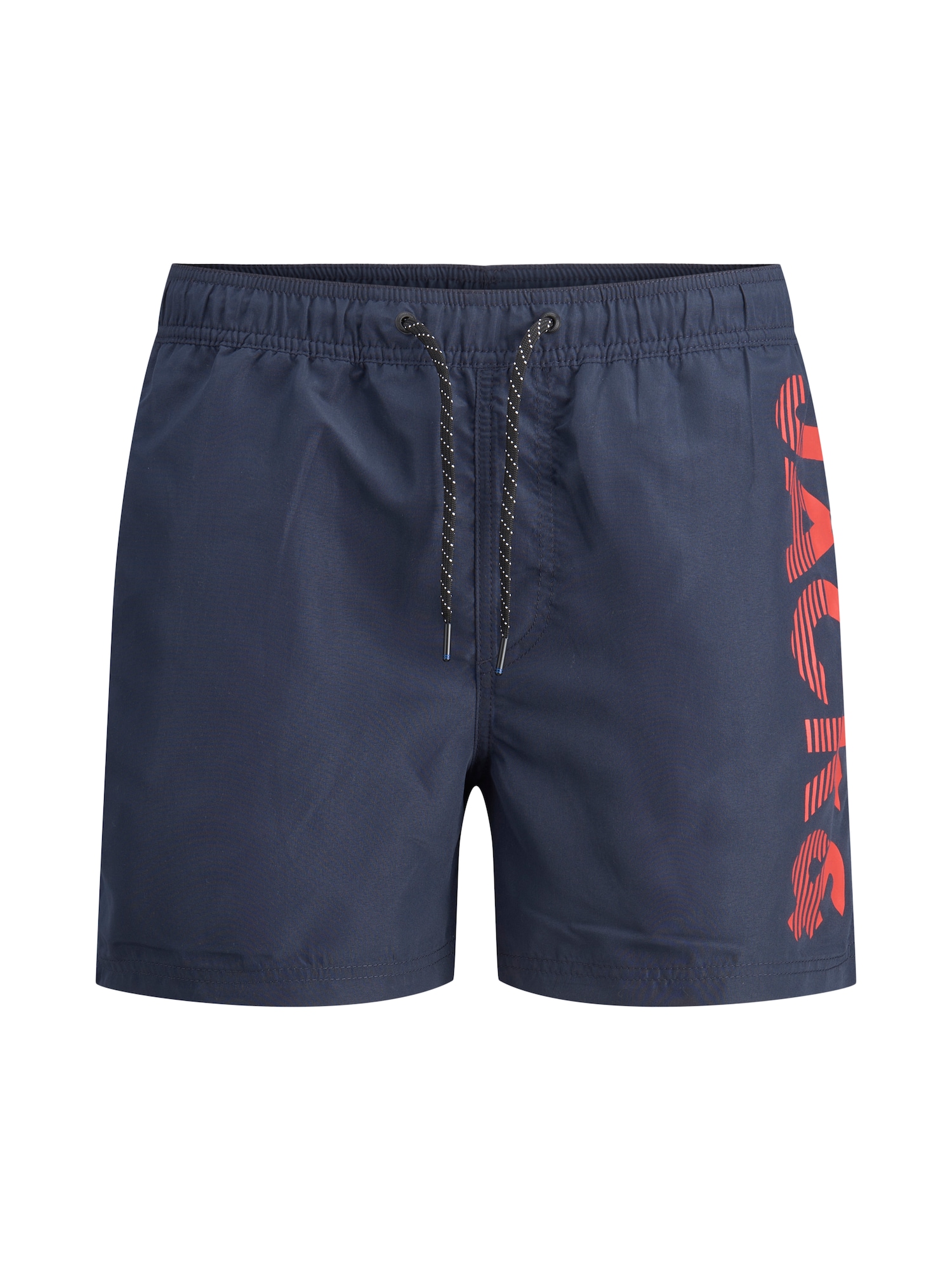 Jack & Jones Plus Rövid fürdőnadrágok 'Crete'  éjkék / sötét narancssárga