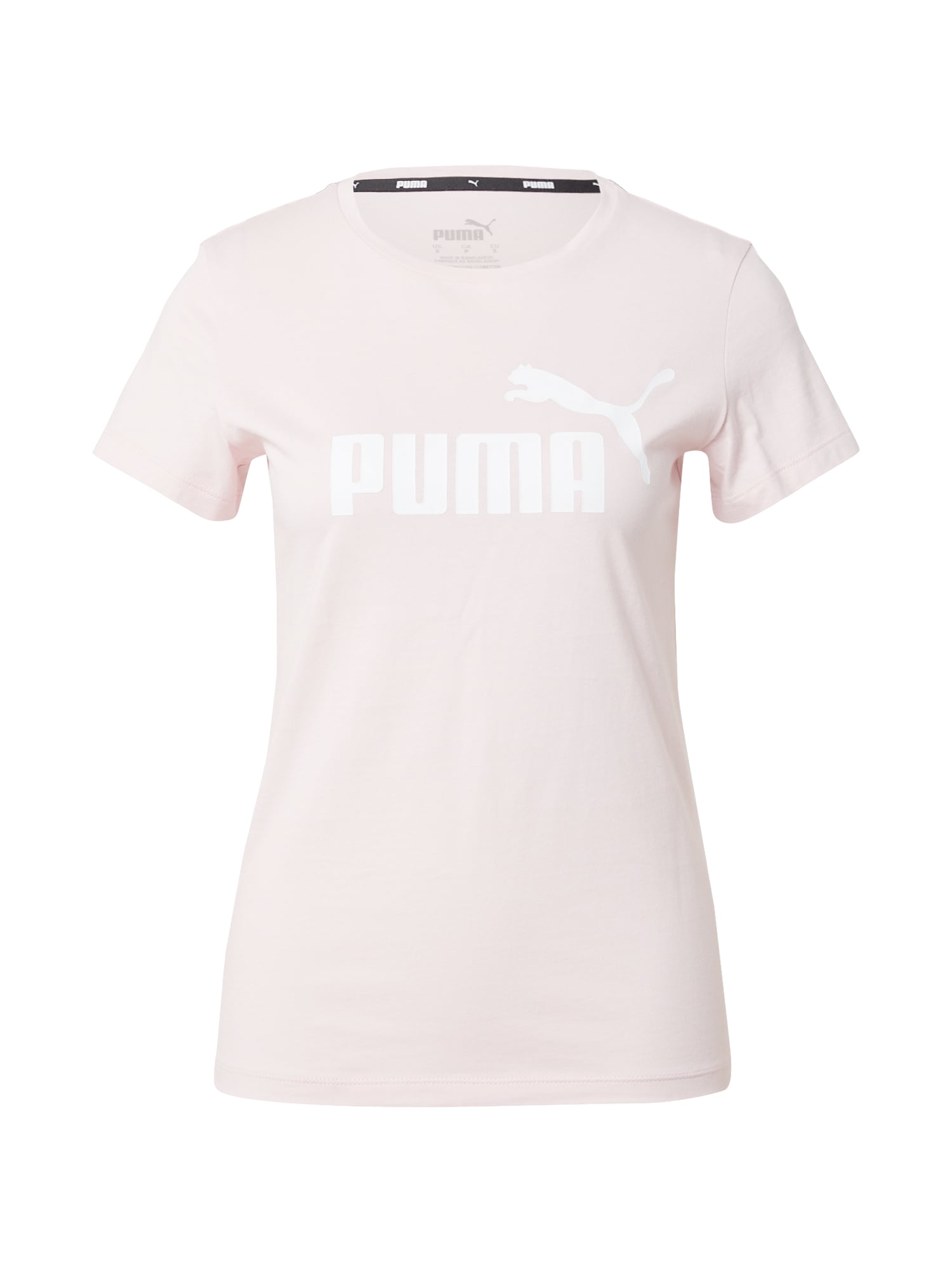PUMA Funkcionális felső  fehér / fáradt rózsaszín