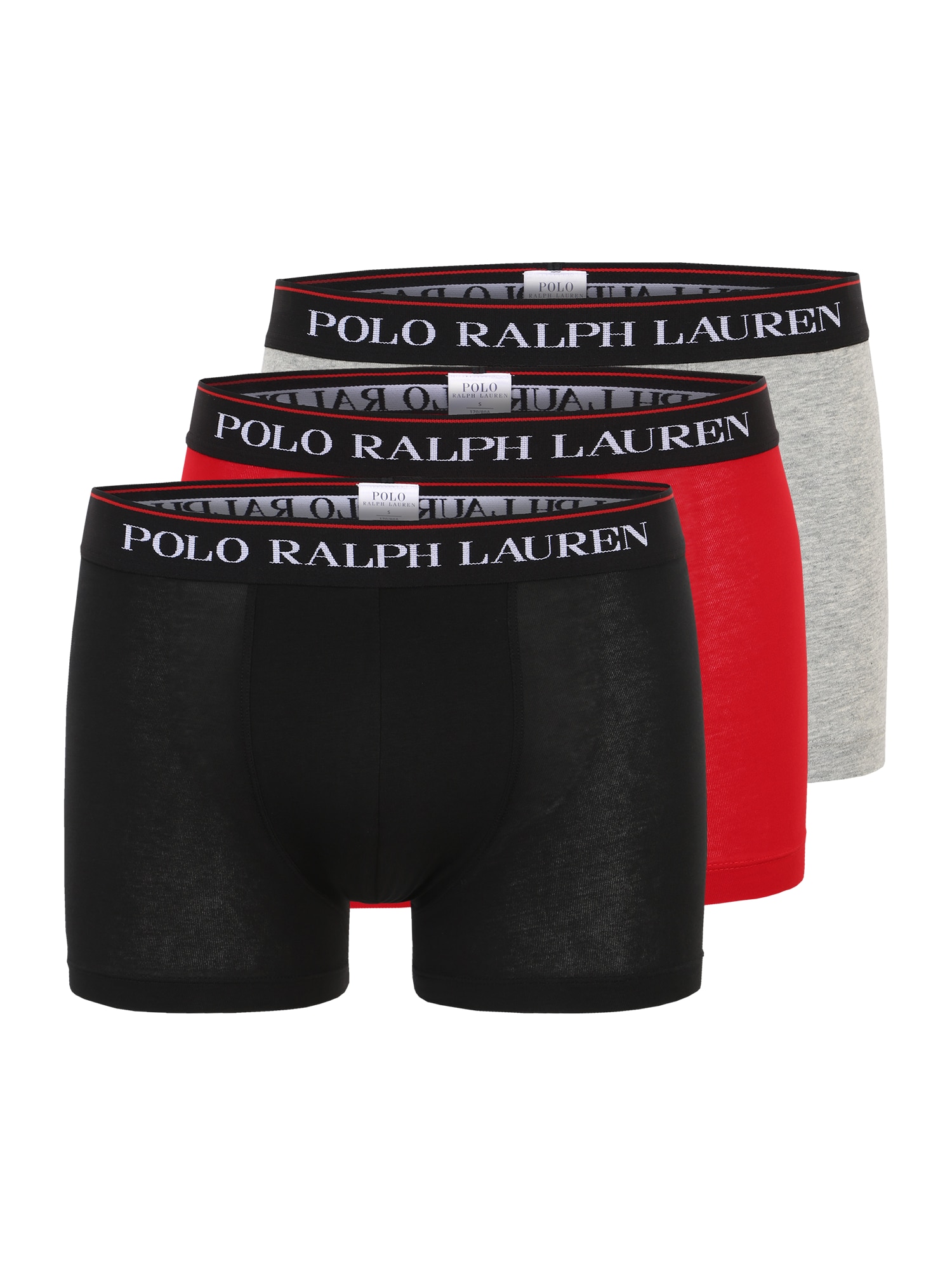 Polo Ralph Lauren Boxeralsók  fekete / piros / szürke melír / fehér
