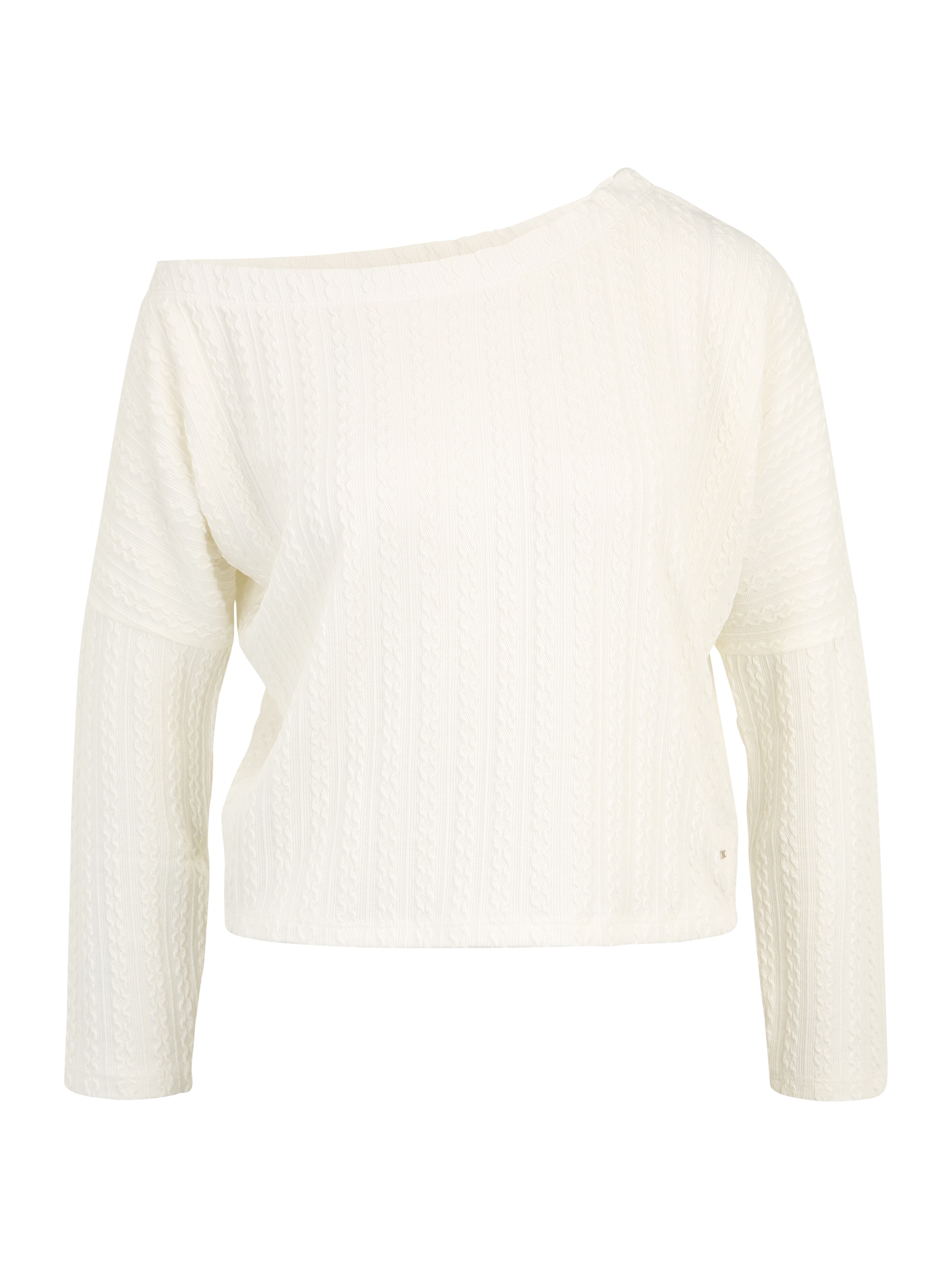 River Island Petite Pulóver 'CABLE BARDOT'  krém