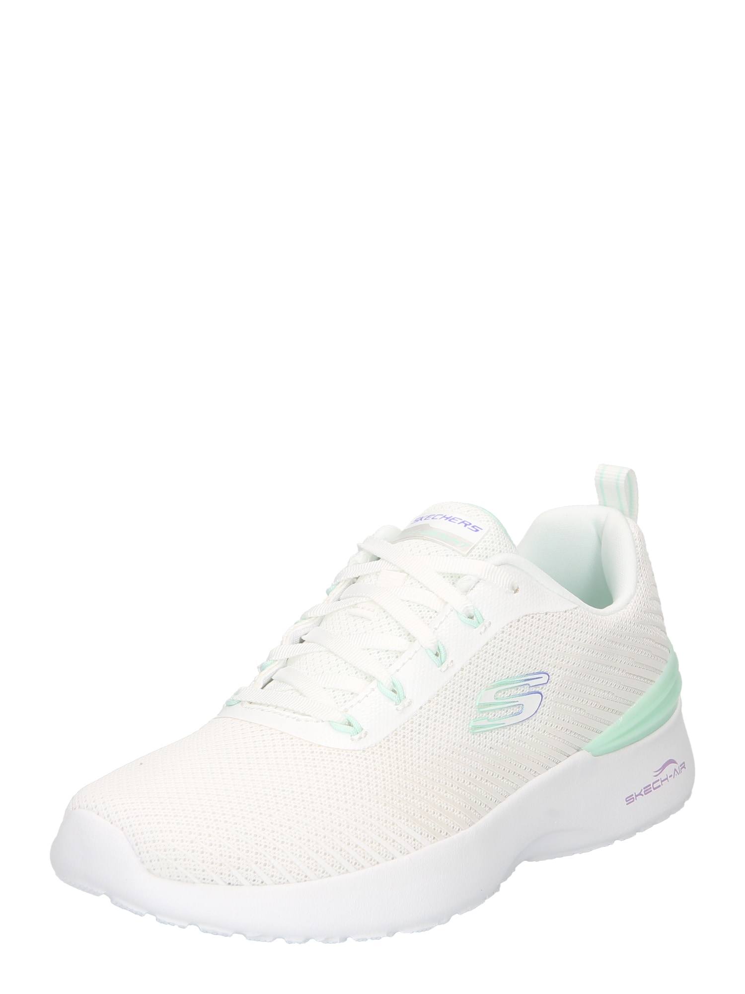 SKECHERS Rövid szárú edzőcipők  fehér / menta / vízszín / kék