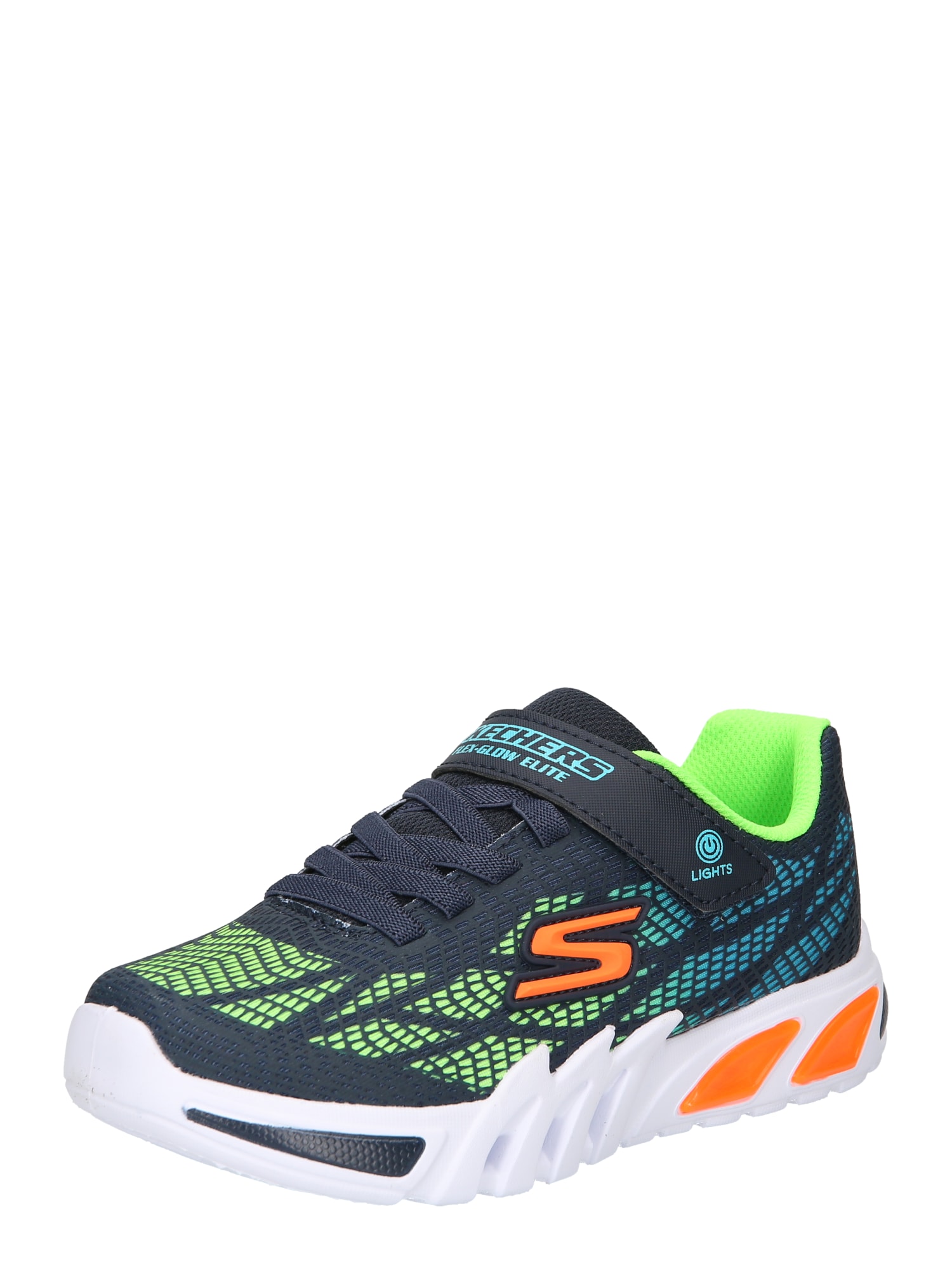 SKECHERS Sportcipő  narancs / kék / zöld / éjkék