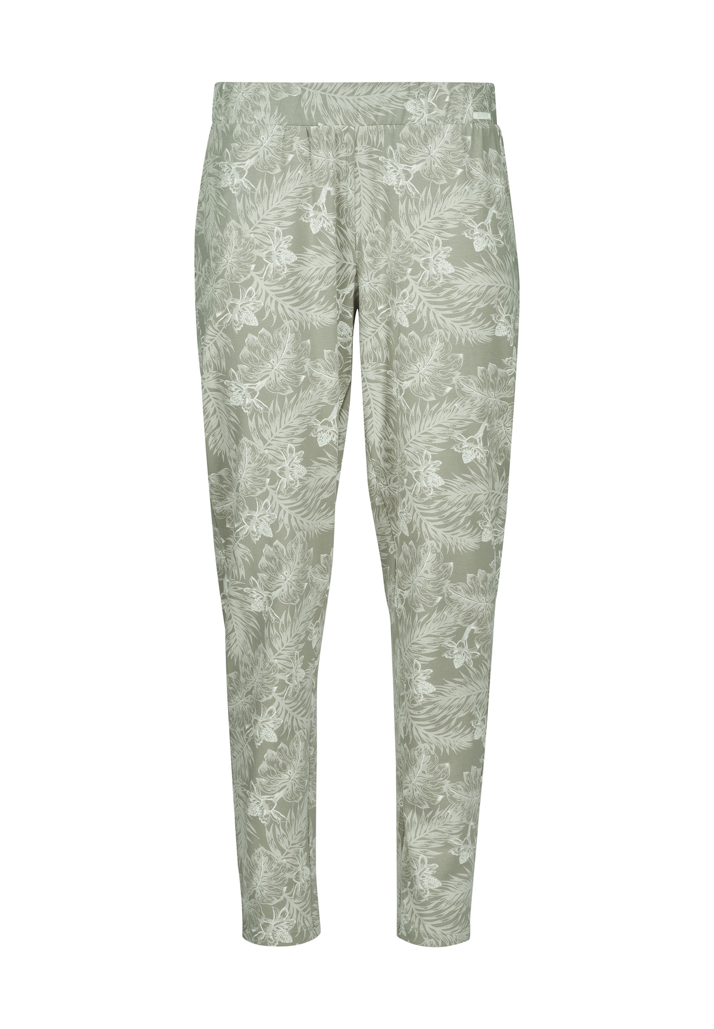 Skiny Pizsama nadrágok  pasztellzöld / fehér