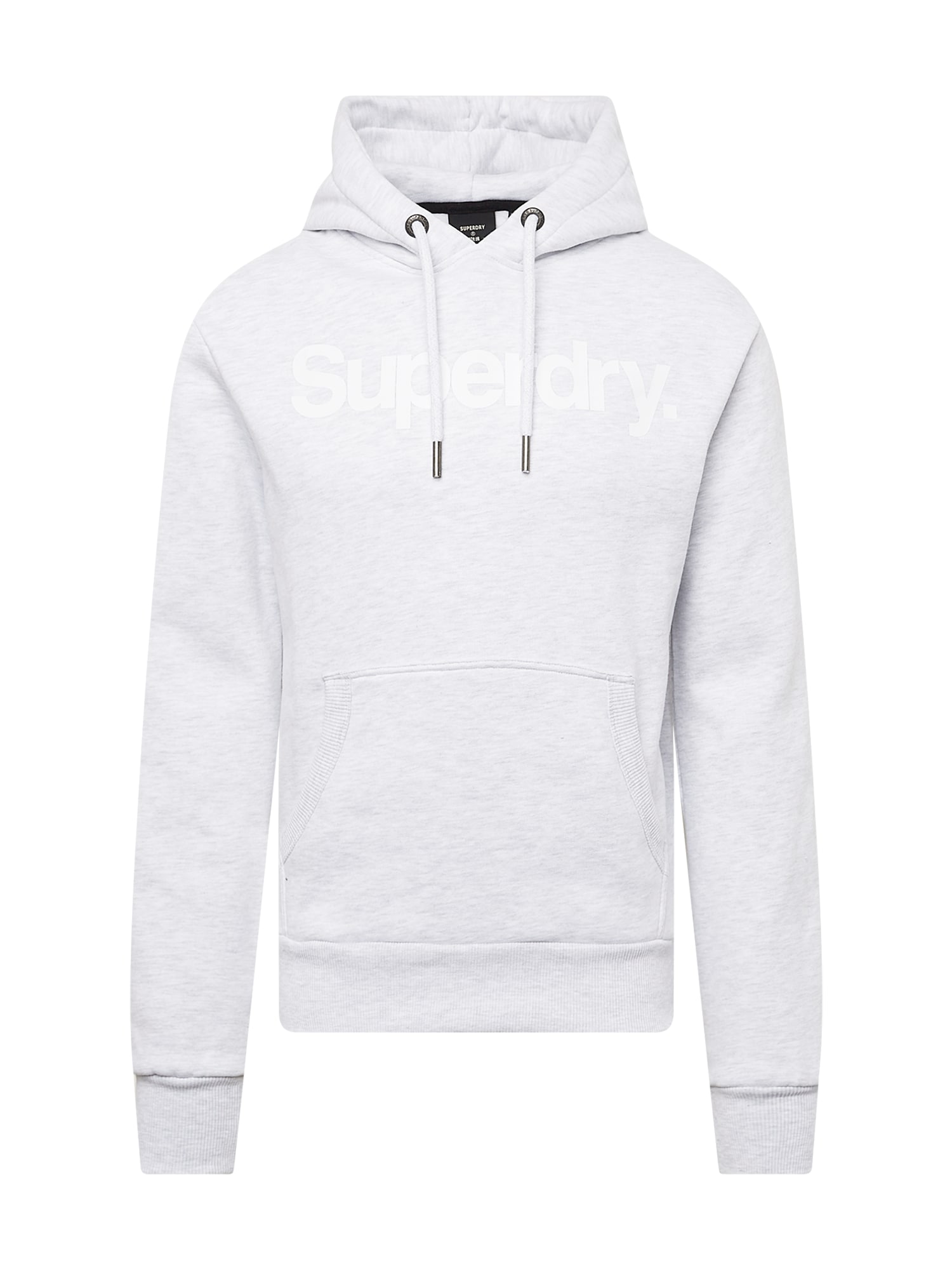 Superdry Tréning póló  fehér / szürke melír