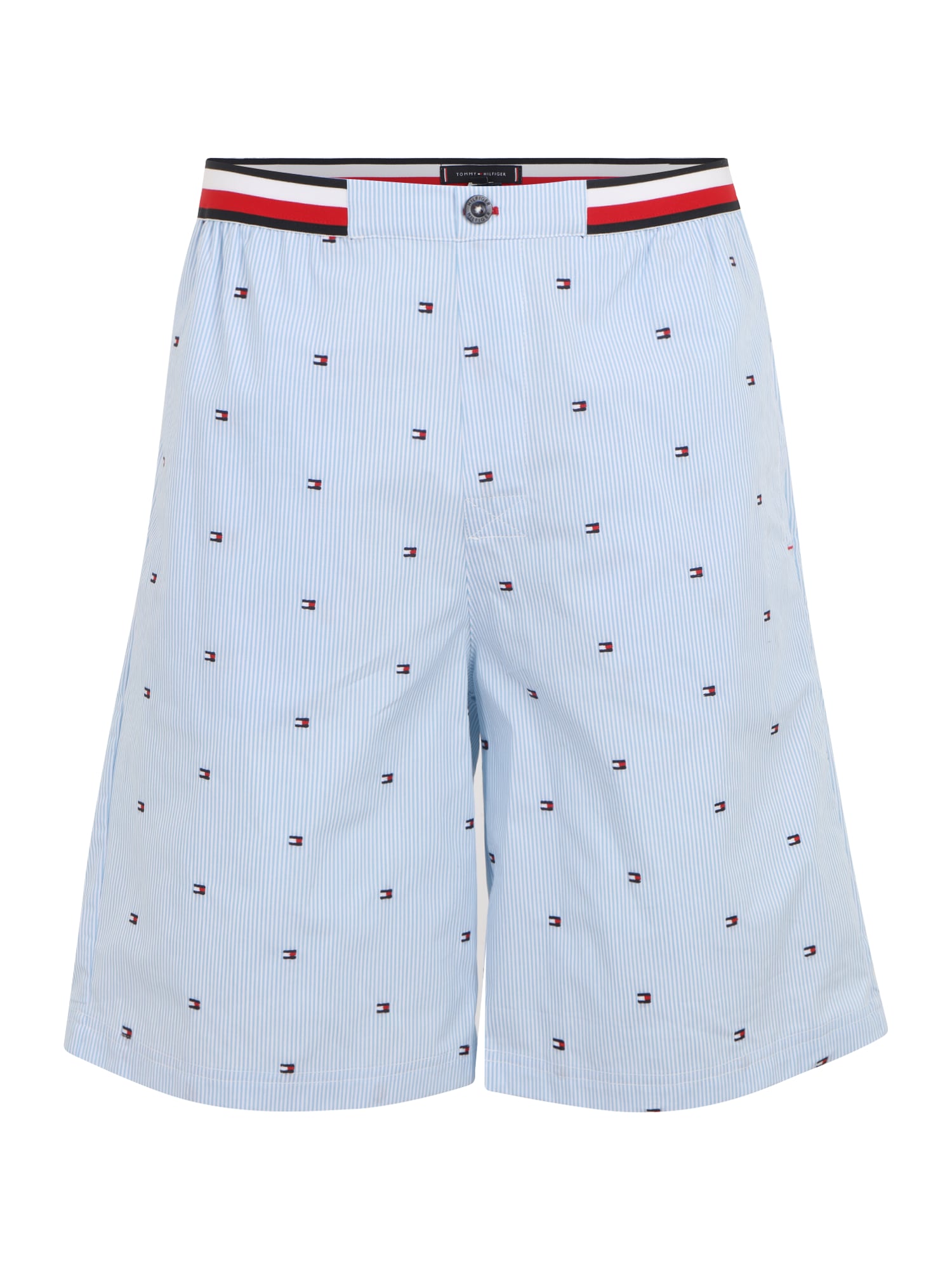 Tommy Hilfiger Underwear Hosszú alsónadrág  világoskék / fehér / tengerészkék / piros