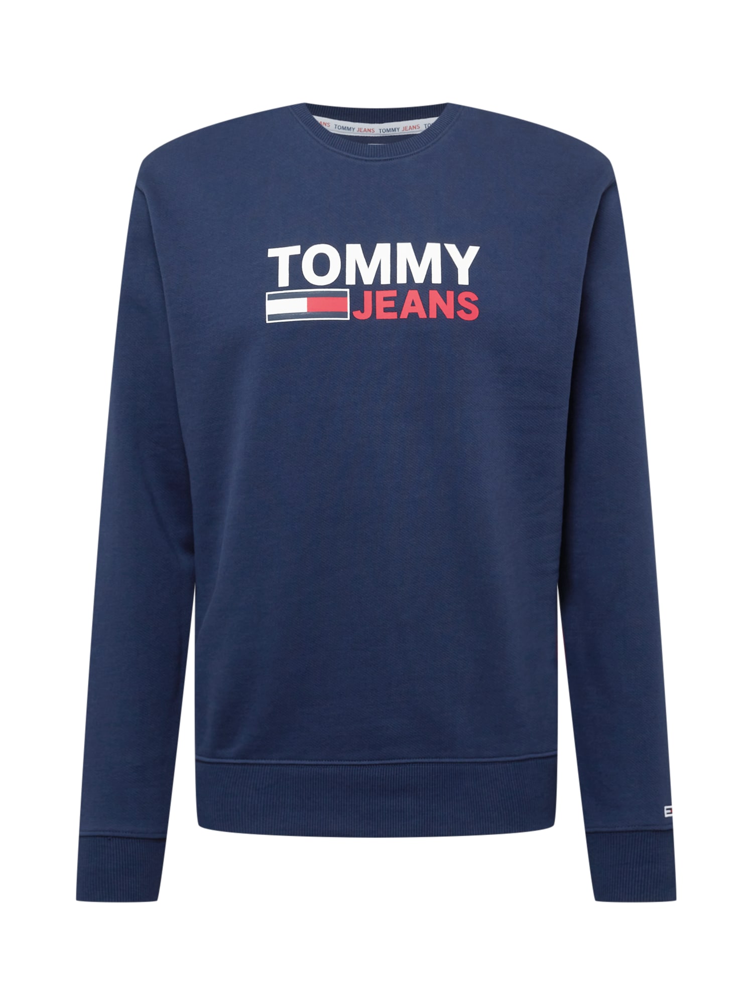 Tommy Jeans Tréning póló  tengerészkék / fehér / piros