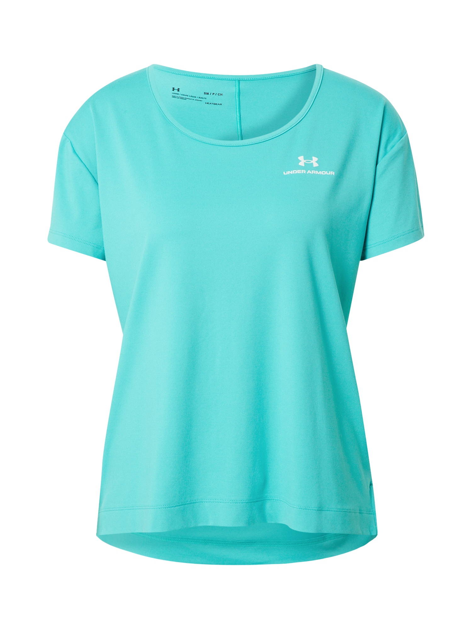 UNDER ARMOUR Funkcionális felső 'RUSH'  türkiz / fehér