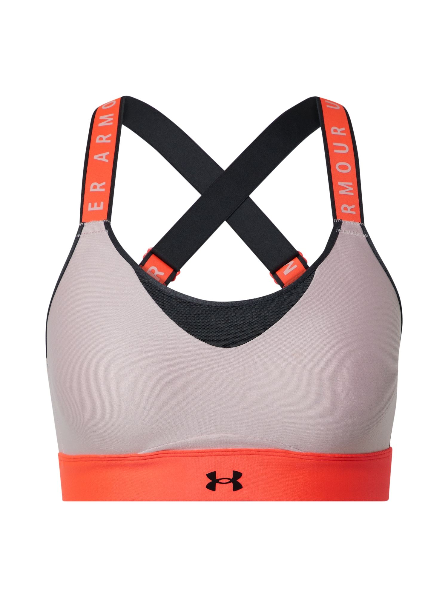 UNDER ARMOUR Sportmelltartók 'Infinity'  rózsaszín / fekete