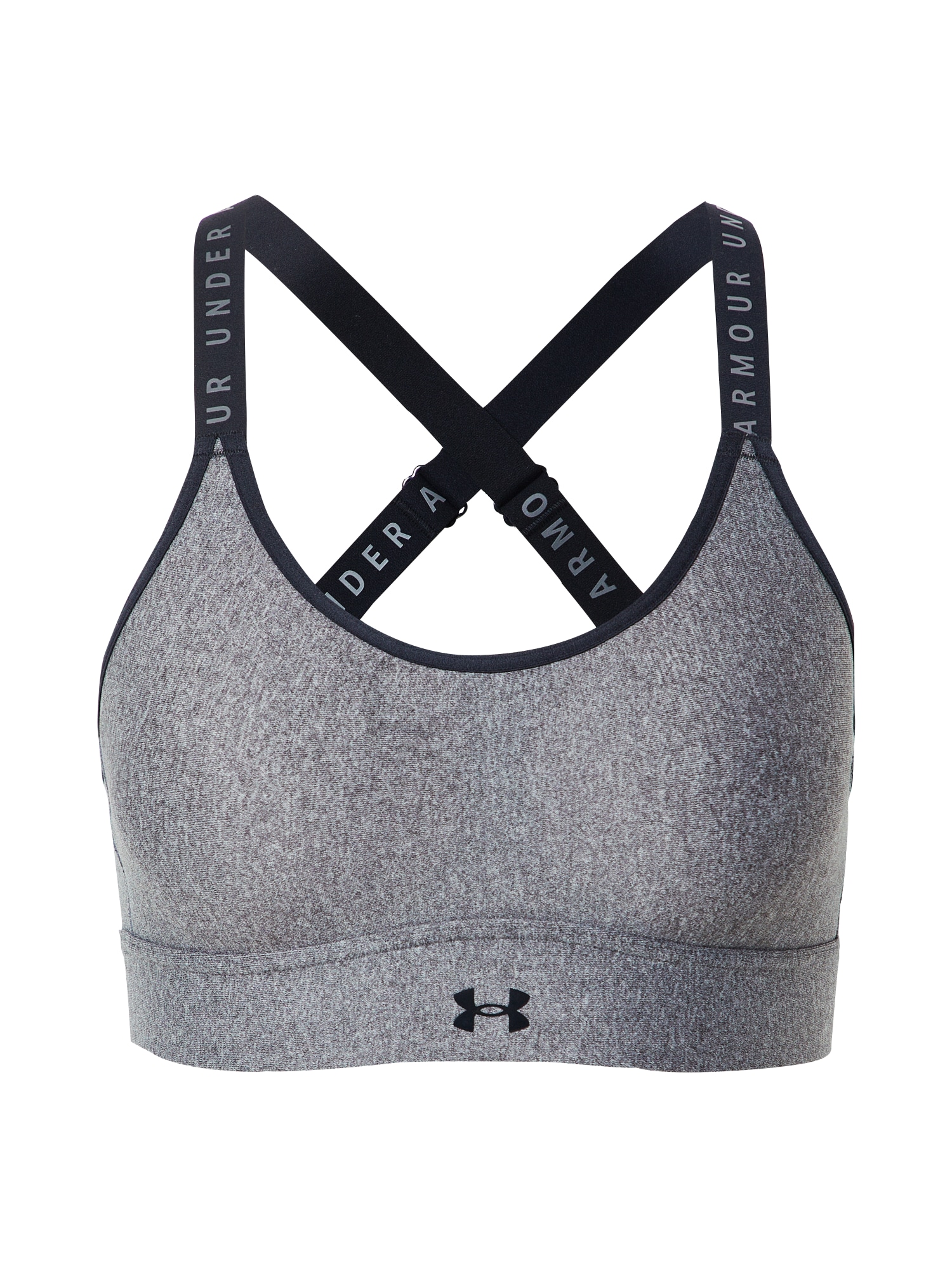 UNDER ARMOUR Sportmelltartók 'Infinity'  szürke / fekete