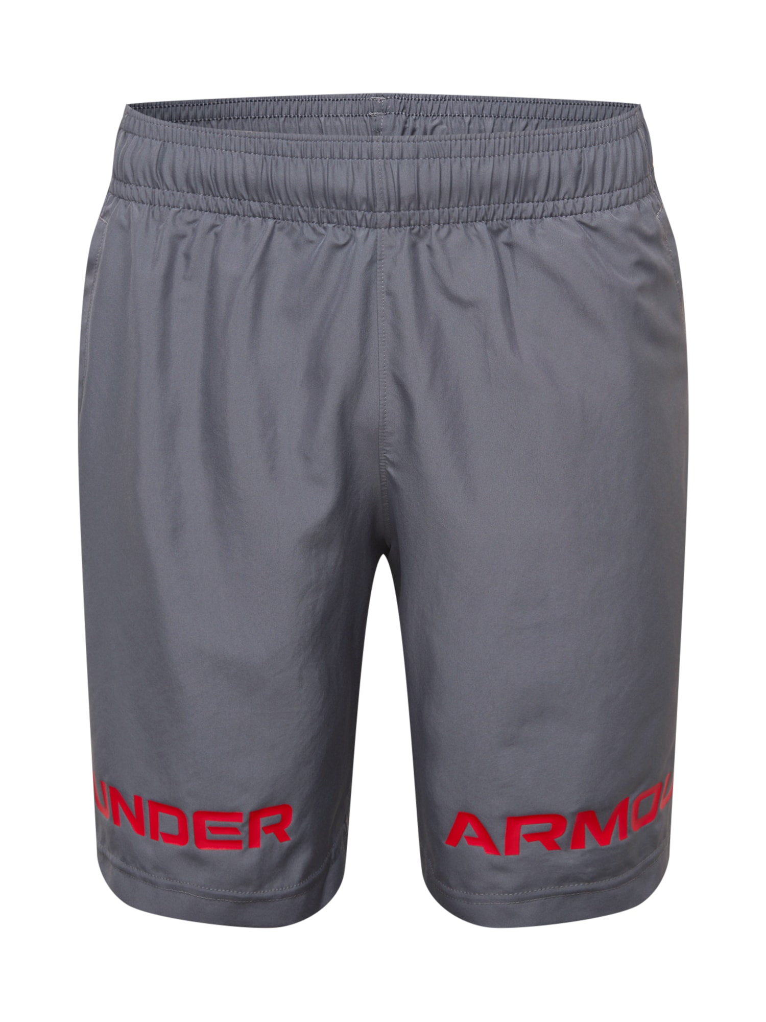UNDER ARMOUR Sportnadrágok  szürke / piros