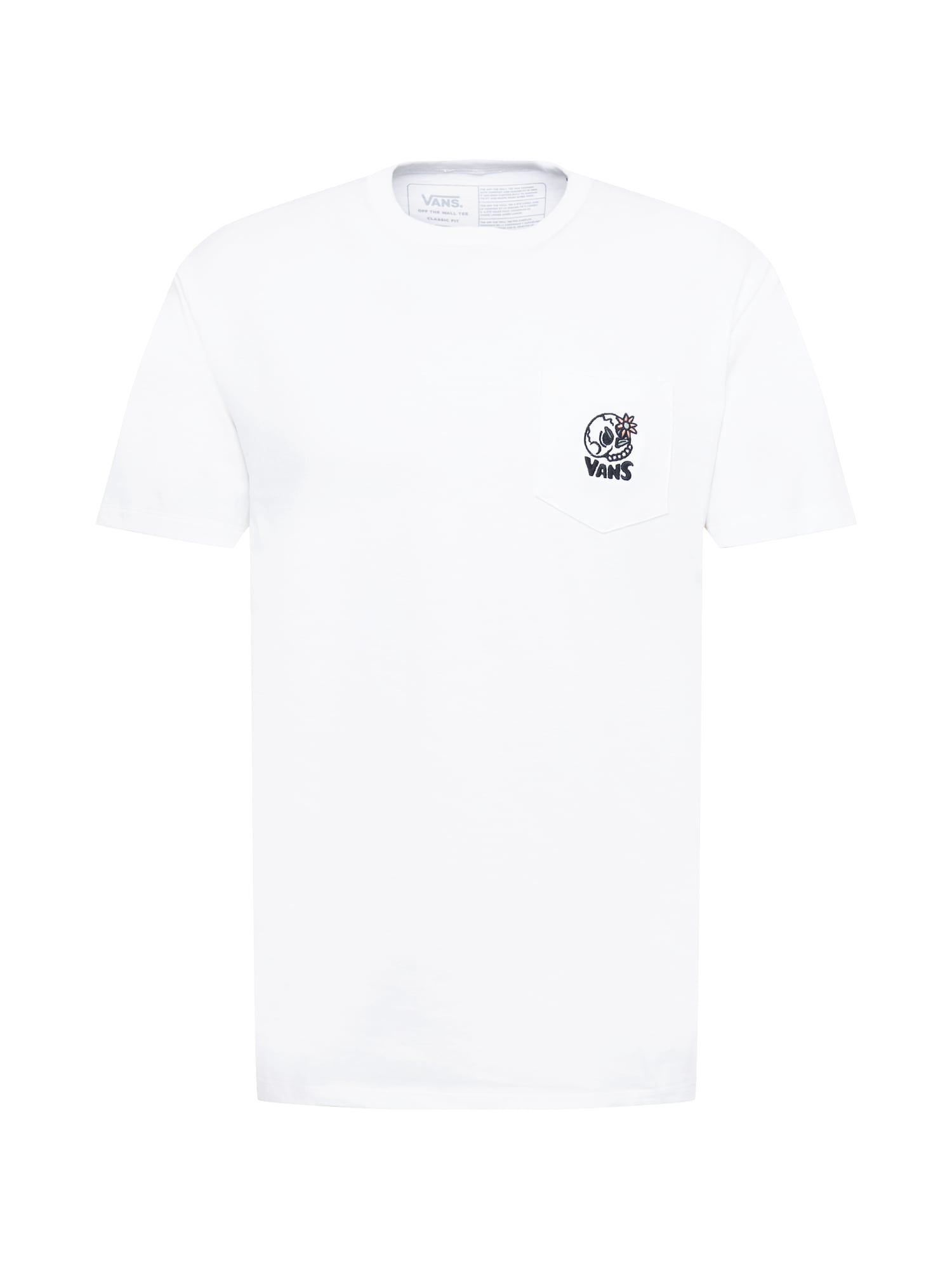 VANS Póló  fehér / fekete / zöld / őszibarack
