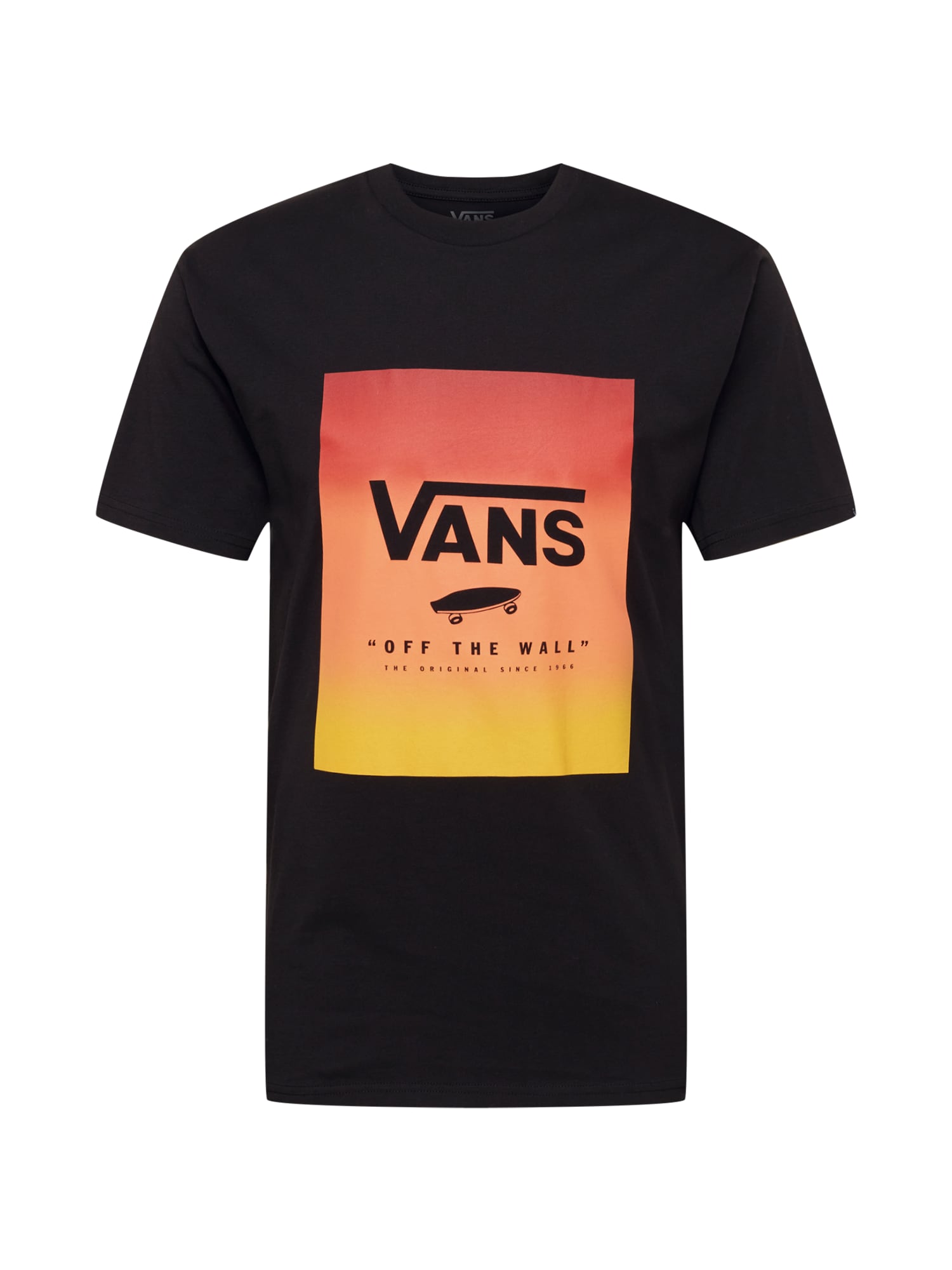 VANS Póló  fekete / sárga / dinnye