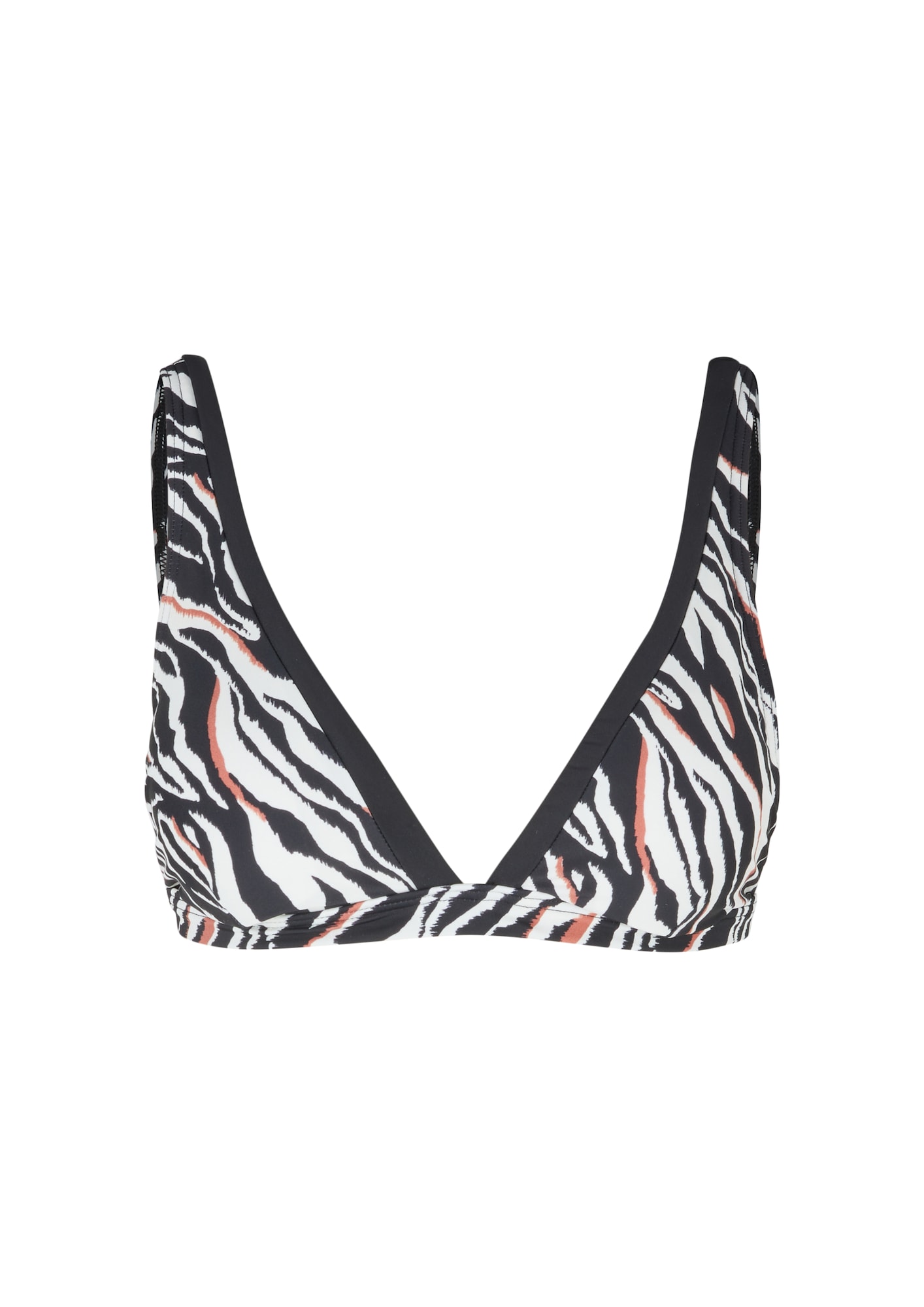s.Oliver Bikini felső  fekete / fehér / rozsdabarna