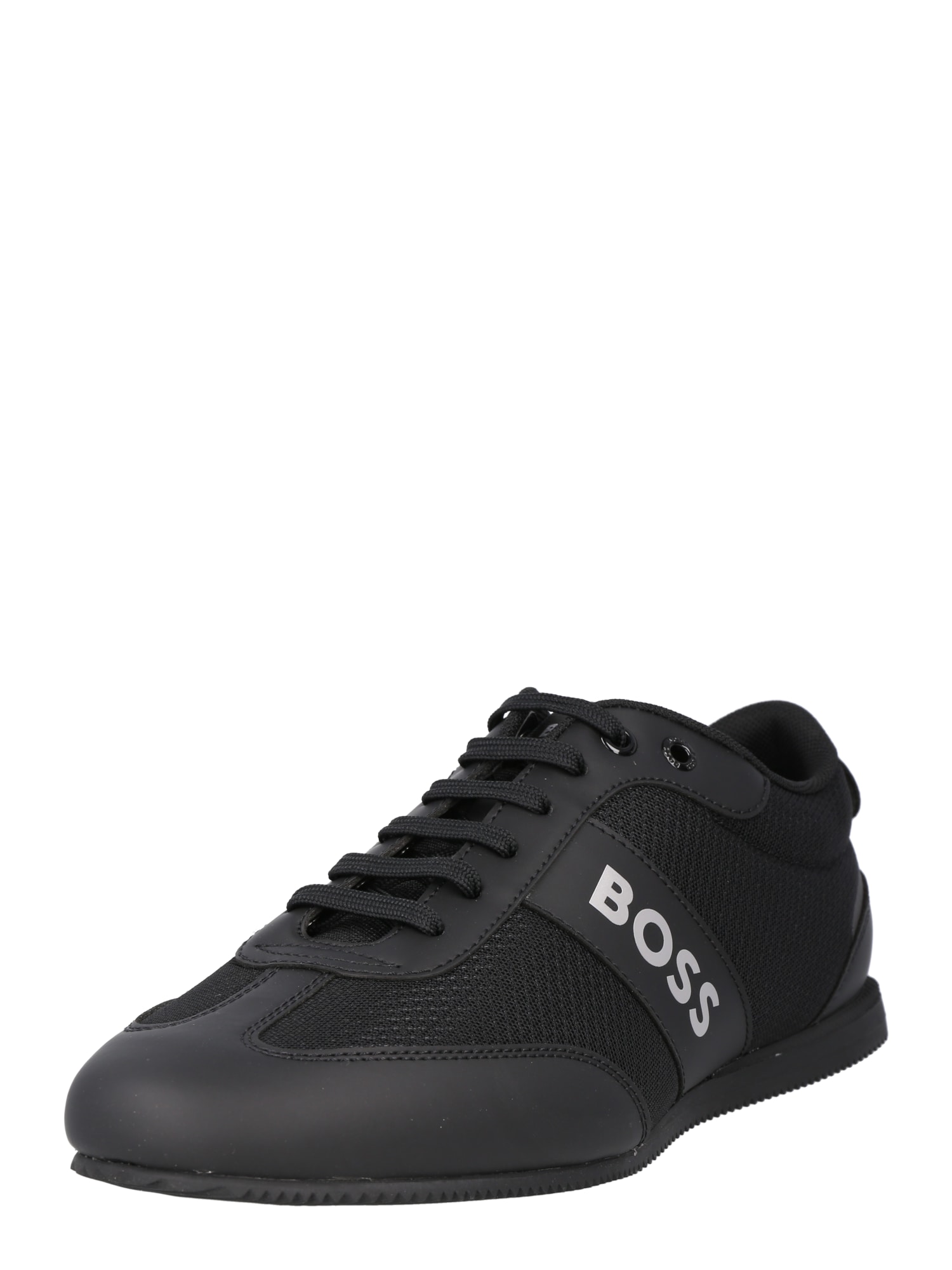 BOSS Black Rövid szárú edzőcipők  fekete / fehér
