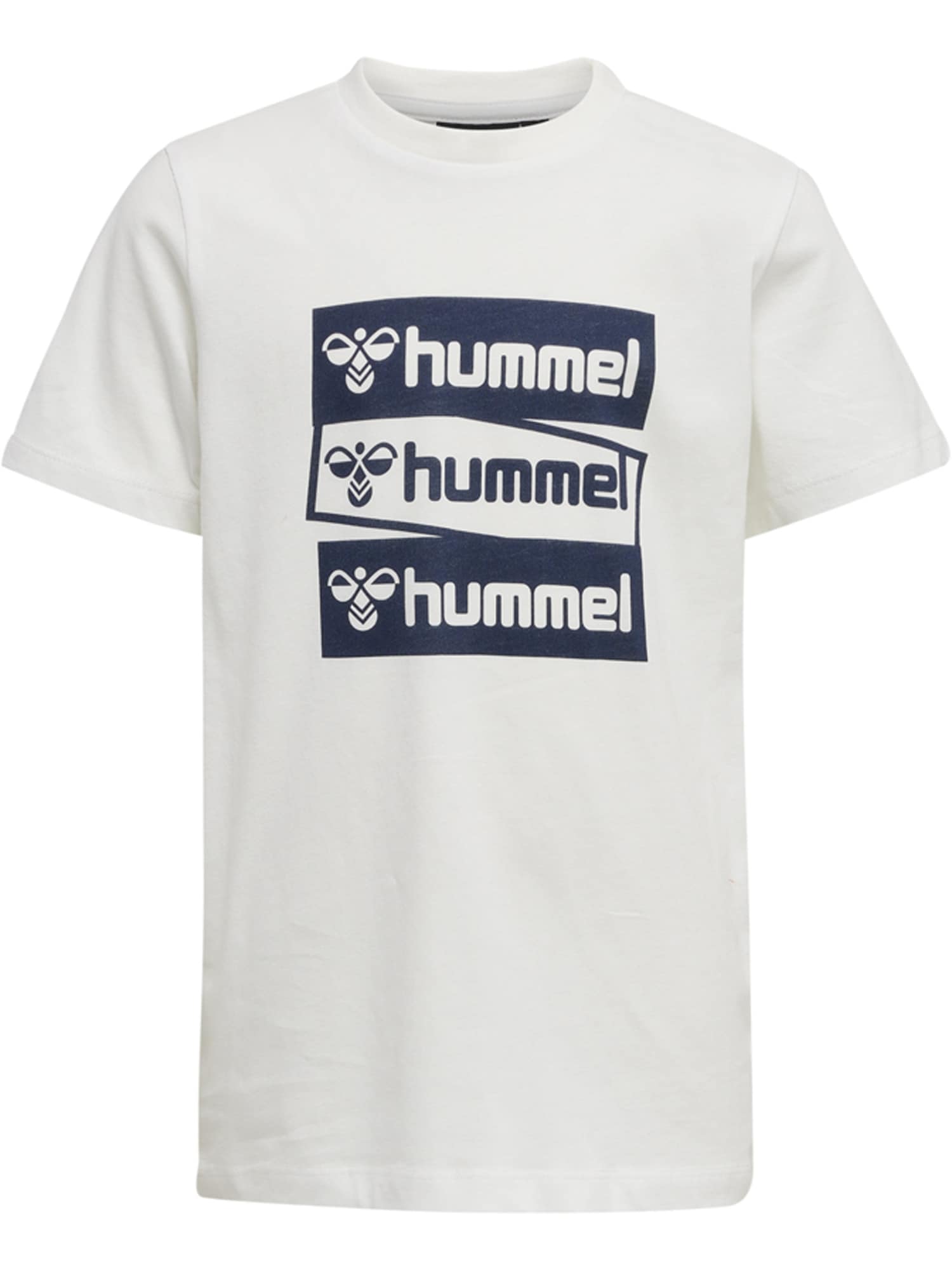 Hummel Póló 'Karlo'  tengerészkék / fehér