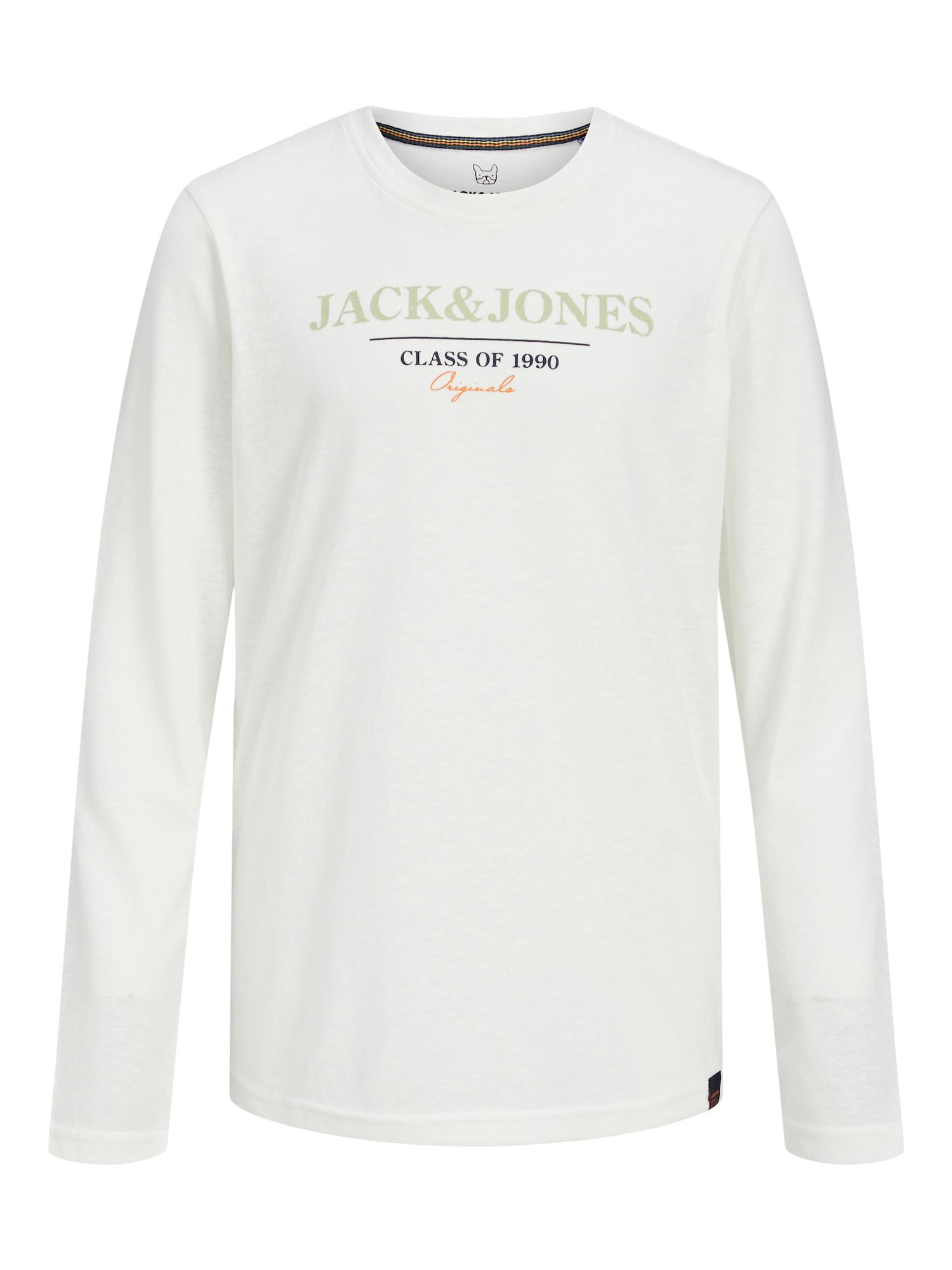 Jack & Jones Junior Póló  fehér / világosszürke / narancs / tengerészkék