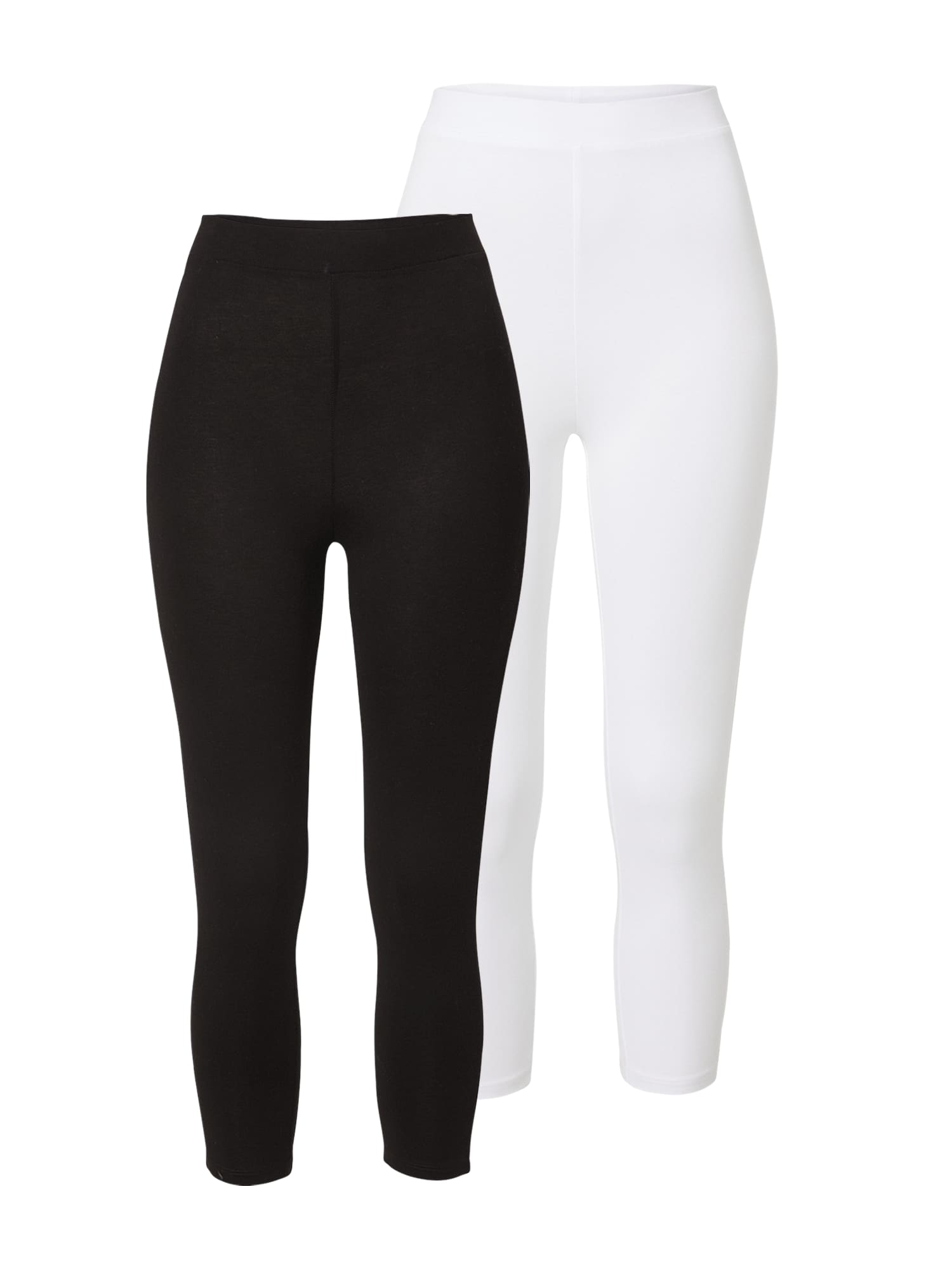 TOM TAILOR Leggings  fehér / fekete