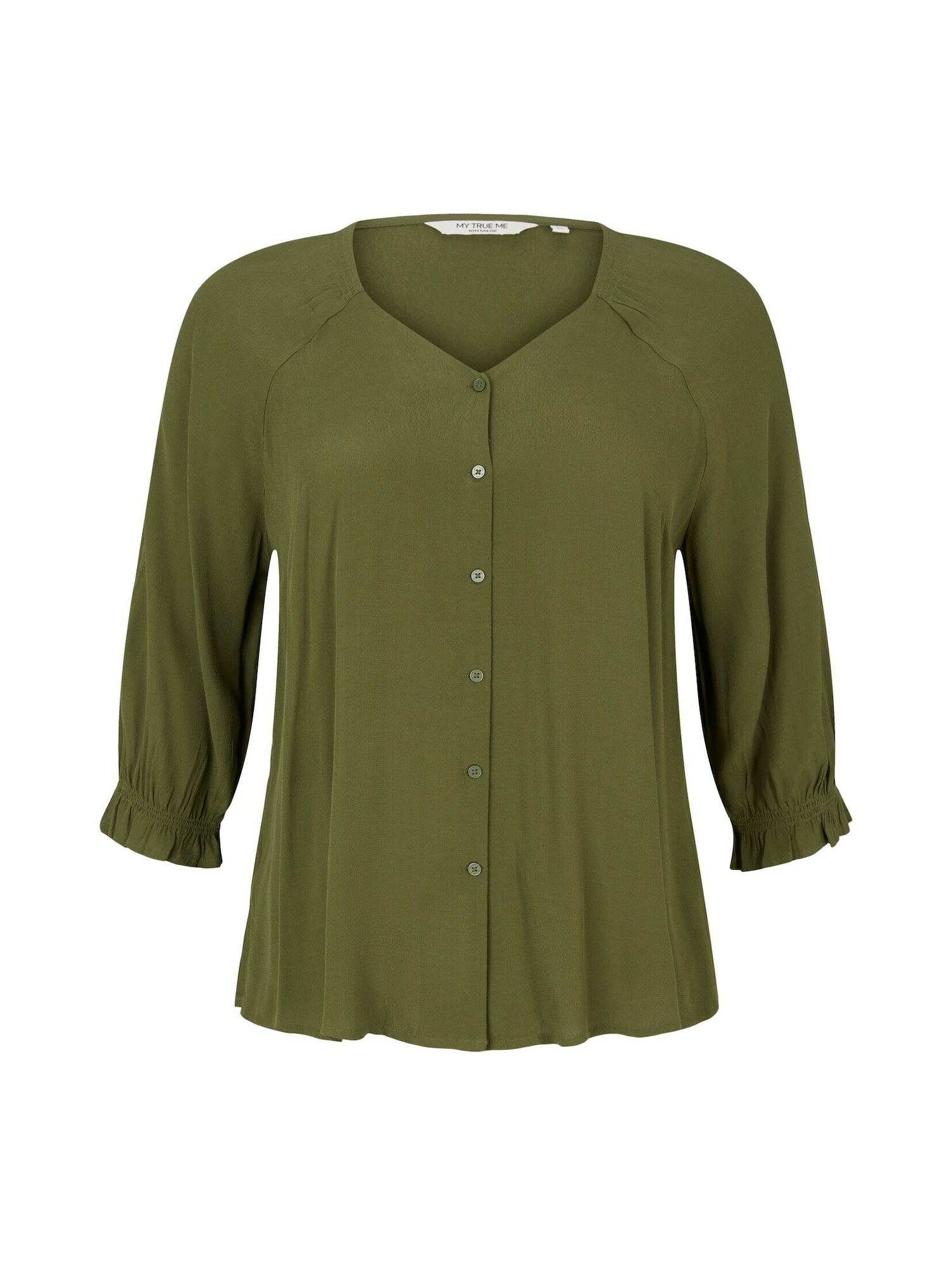 Tom Tailor Women + Blúz  olíva