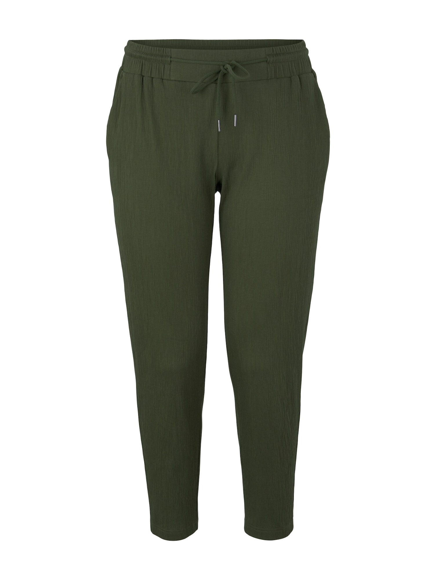 Tom Tailor Women + Nadrág  olíva