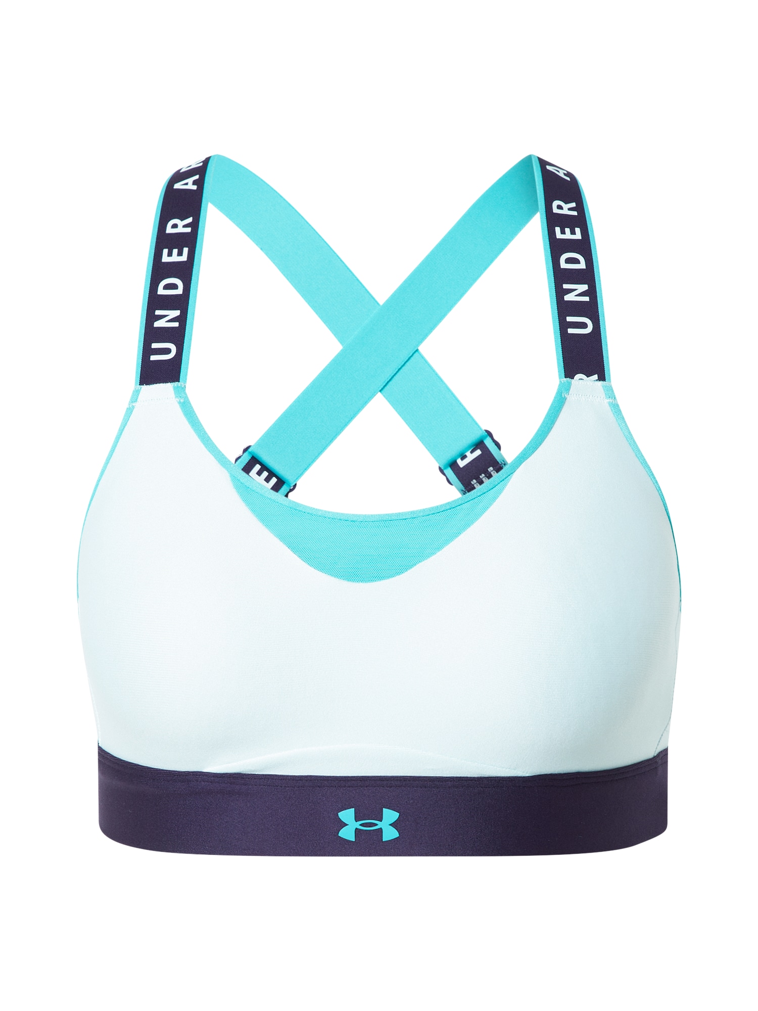 UNDER ARMOUR Sportmelltartók 'Infinity'  menta / türkiz / éjkék / fehér