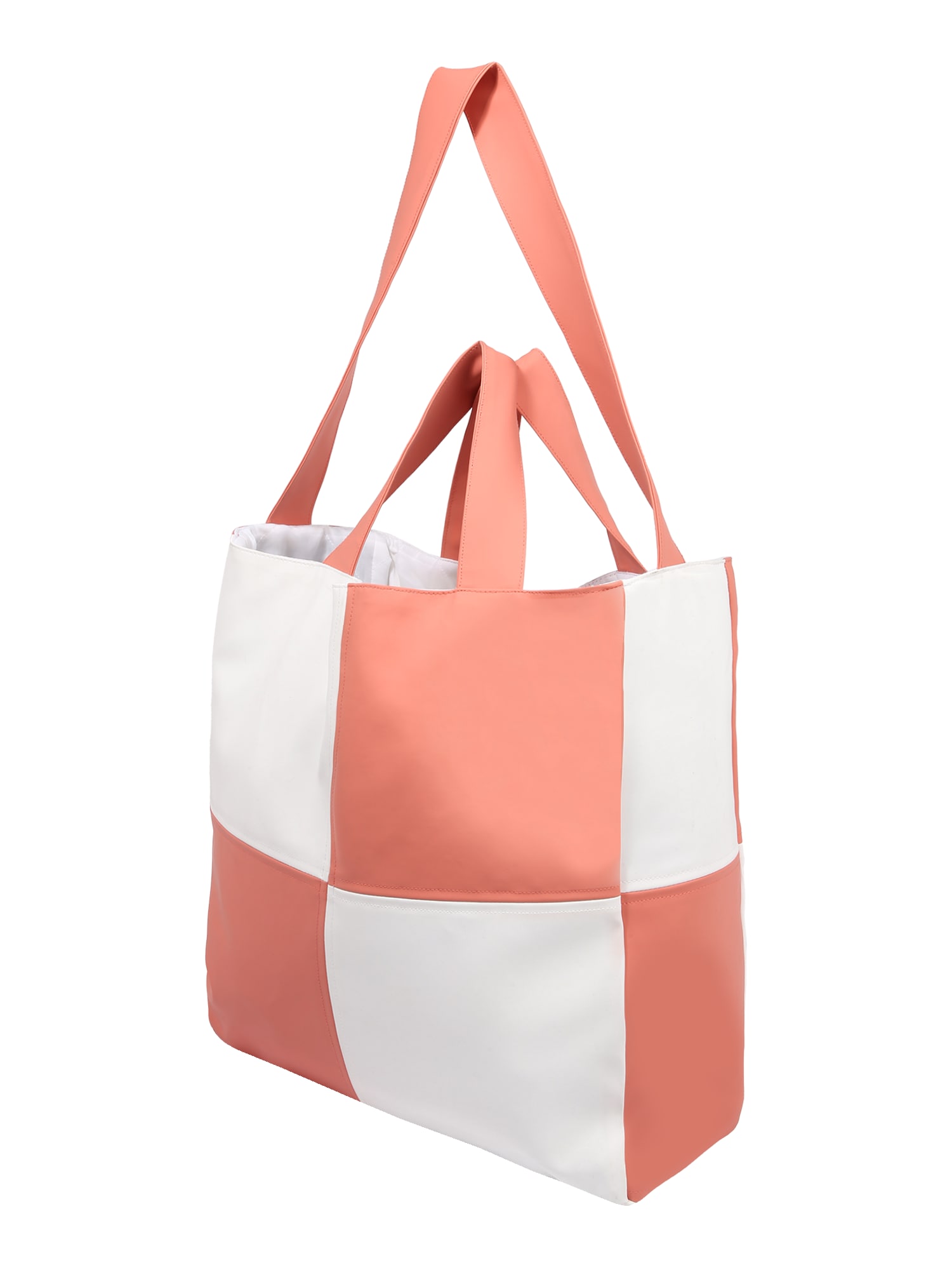 ABOUT YOU REBIRTH STUDIOS Shopper táska 'WET'  fehér / rózsaszín