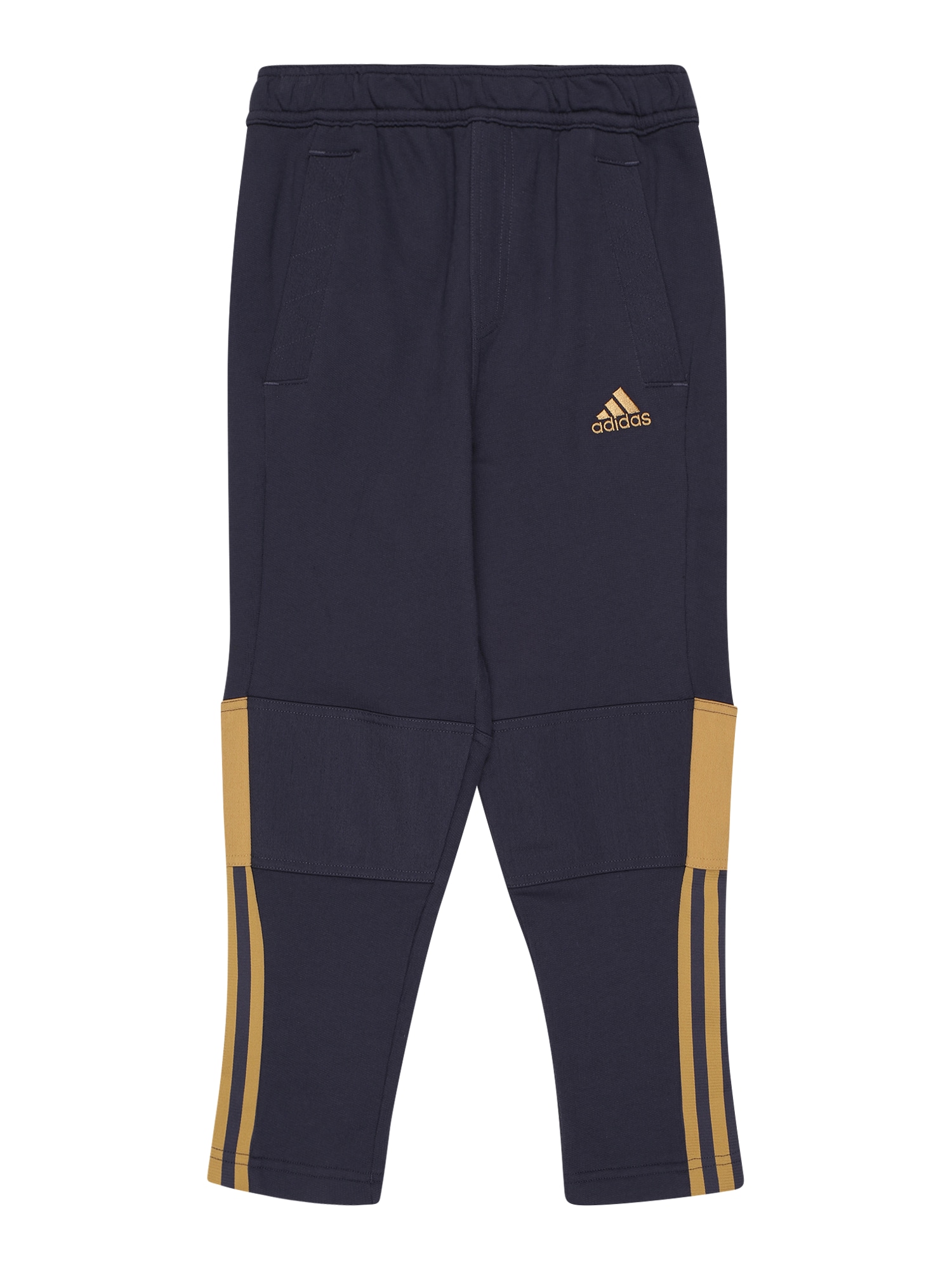 ADIDAS PERFORMANCE Sportnadrágok  sötétkék / arany