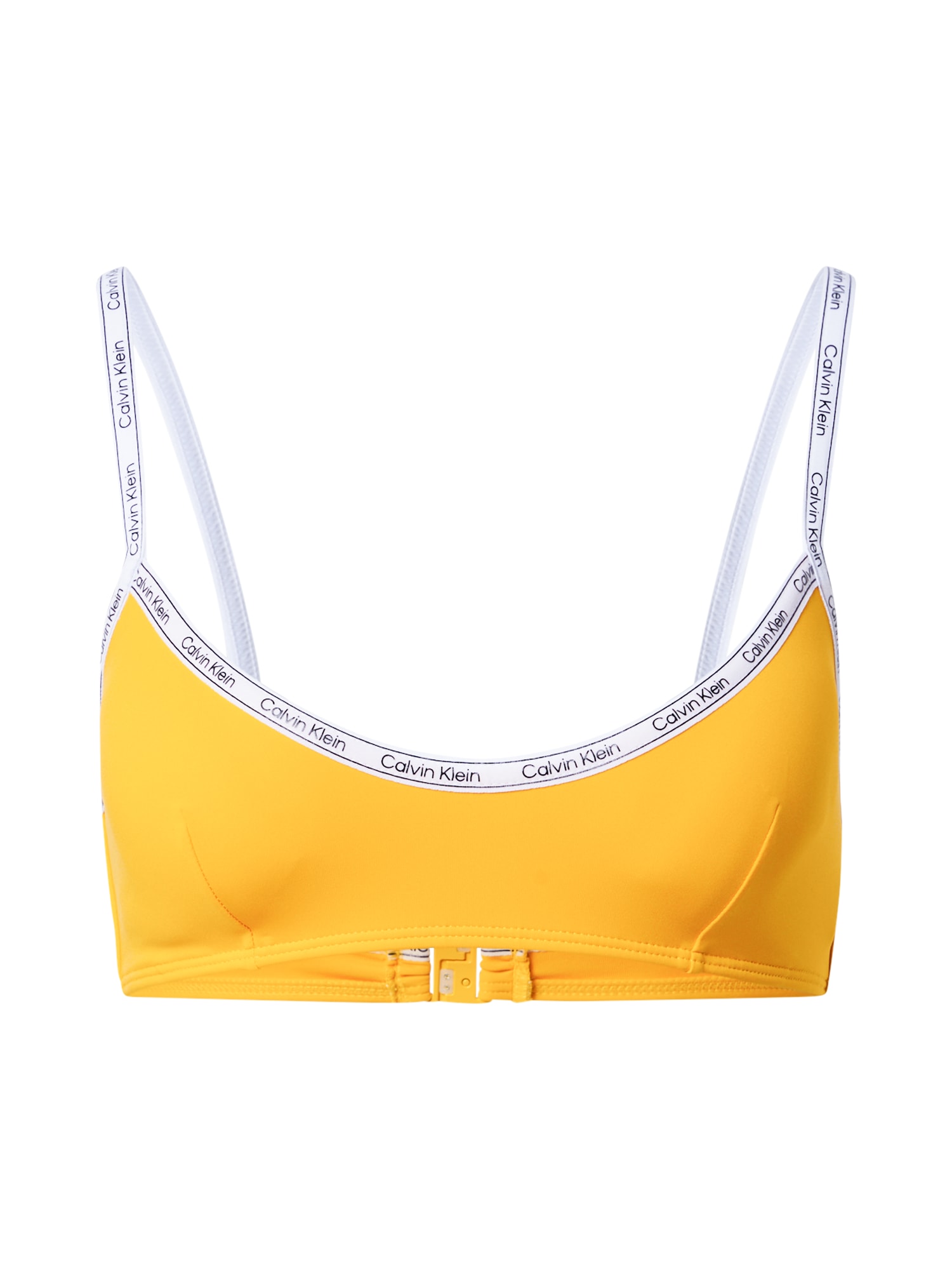 Calvin Klein Swimwear Bikini felső 'BRALETTE'  aranysárga / fehér / fekete