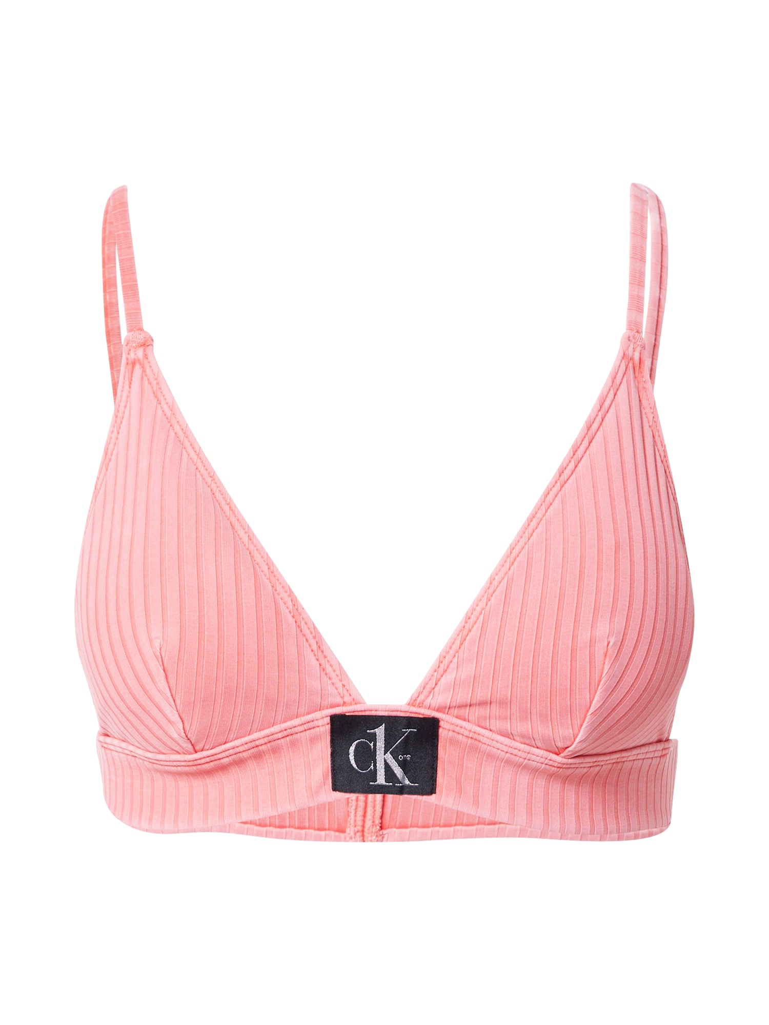 Calvin Klein Swimwear Bikini felső  fekete / lazac